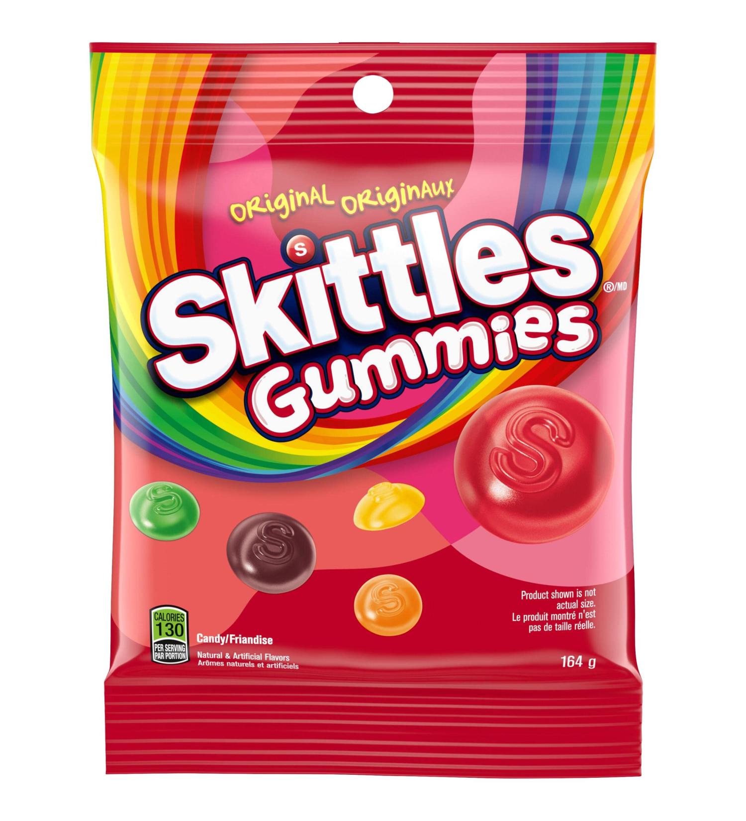 SKITTLES Original Gummy Candy Bag 164g (12 Packs) Original Gummies Peg Bag - Buy Online on GoSupps.com