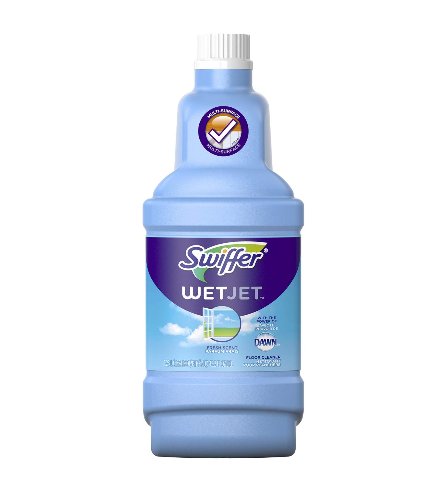 Swiffer WetJet Multi-Purpose Solution, Open Window Fresh Scent, 42.2 Fl Oz - Buy Online on GoSupps.com