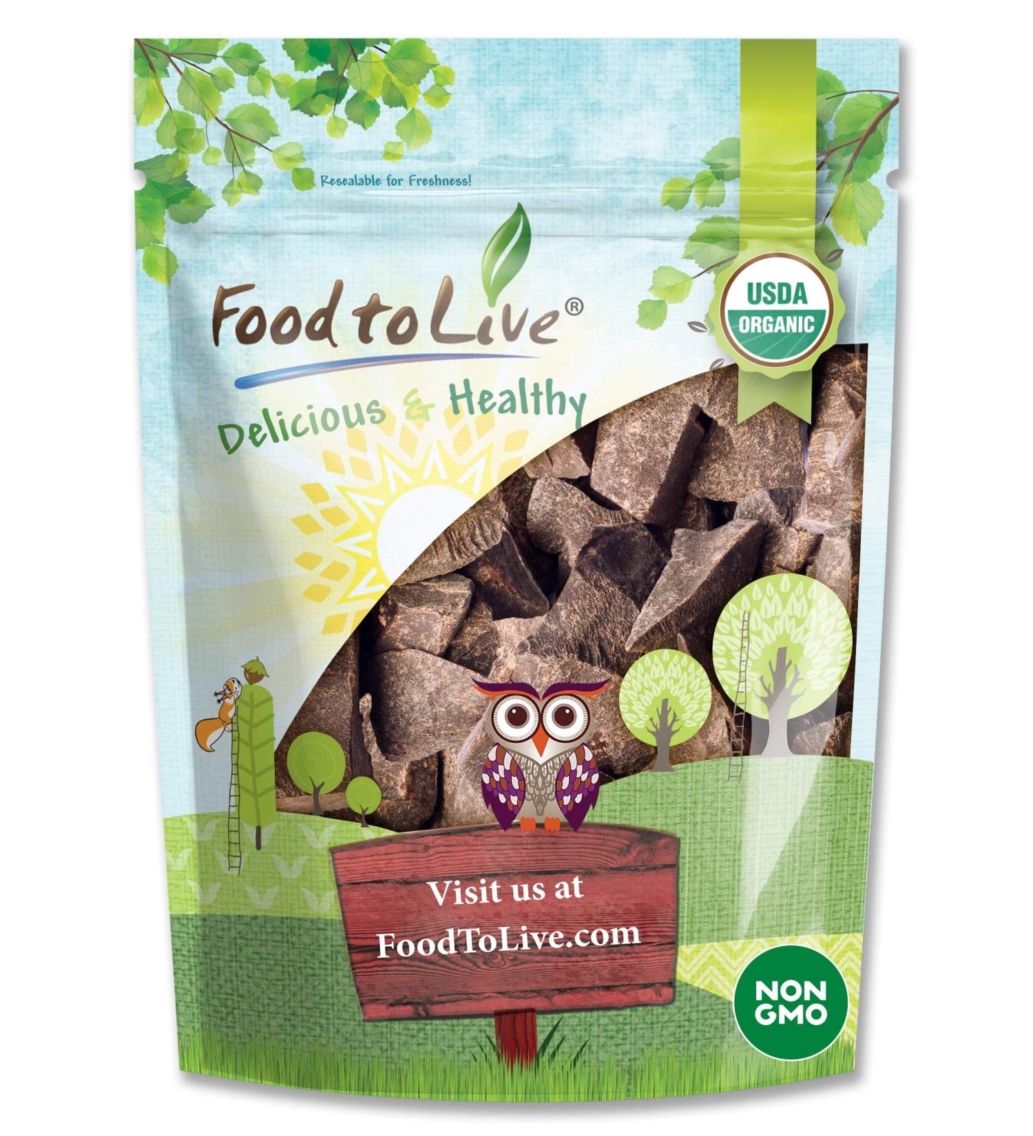 Organic Cacao Paste 1 lb - Non-GMO Kibbled Wafers & Bars, Pure Unfiltered Unrefined. Keto & Vegan Bulk, High Fiber Copper Manganese Sirtfood - 1lb Pack - Buy Online on GoSupps.com