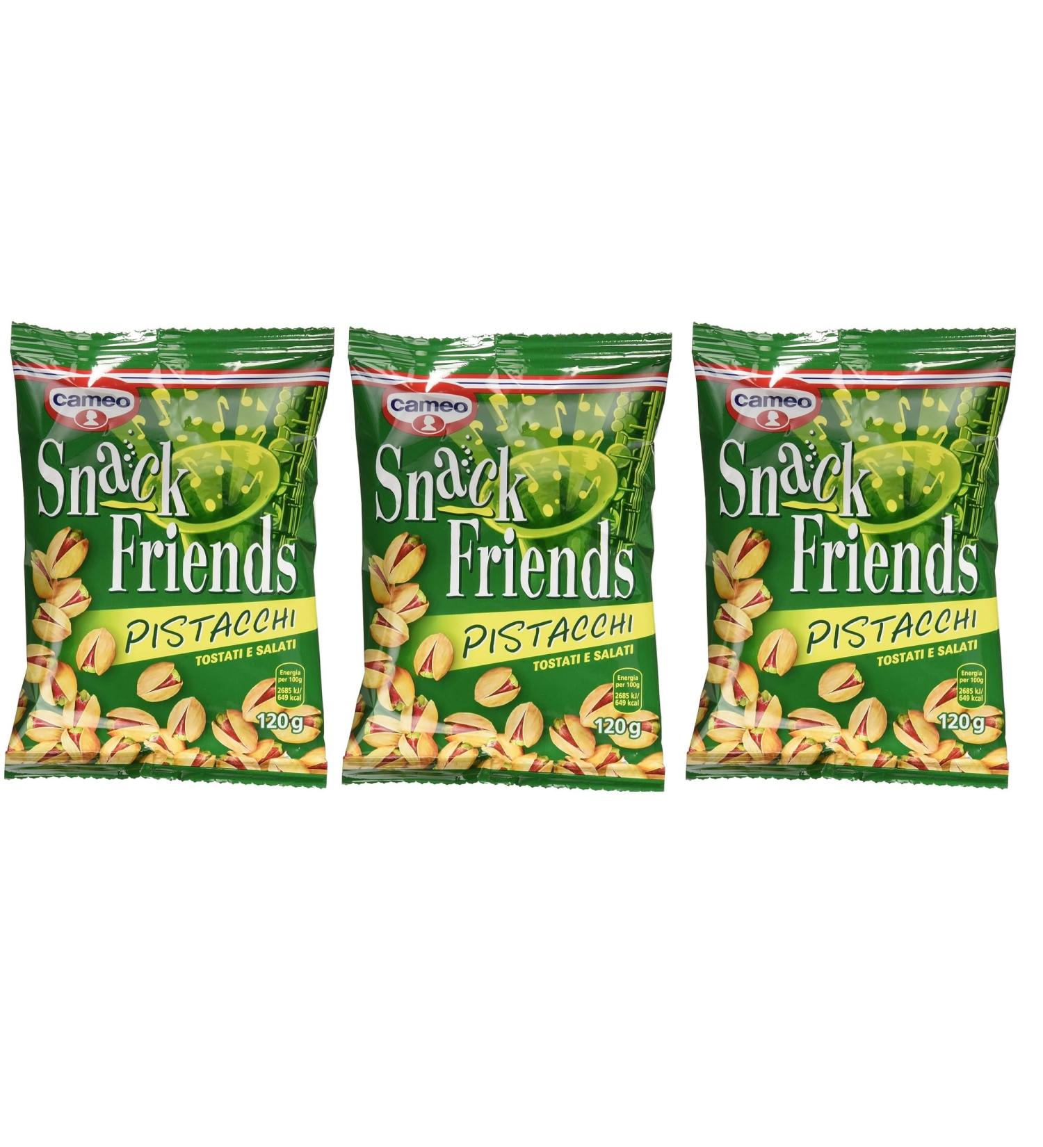  Italian Gourmet E.R. Cameo Snack Friends Pistachios 120g + Gourmet Italian Polpa 400g (Pack of 3) - Buy Online on GoSupps.com