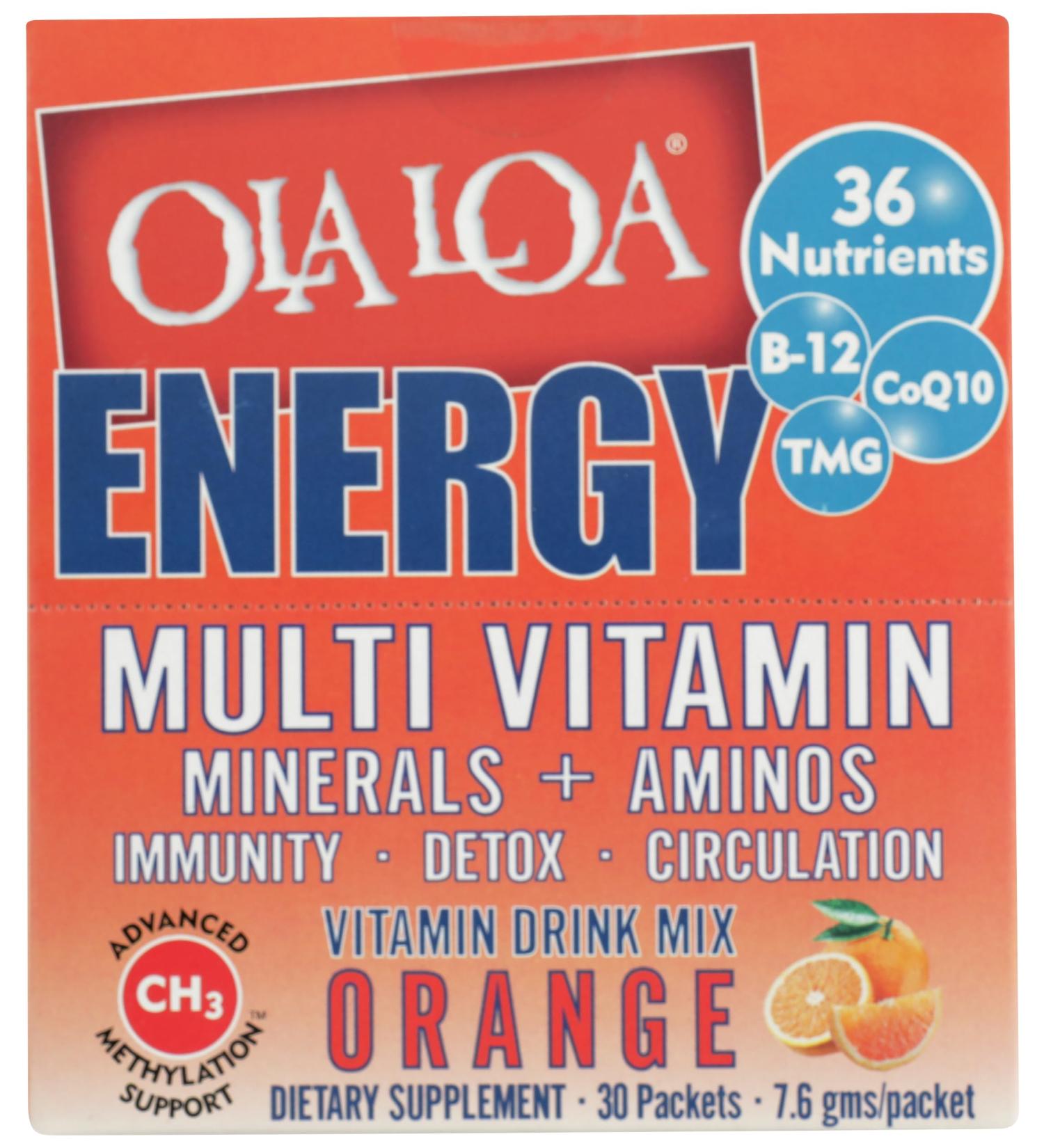 OLA LOA Orange Ola Loa Energy Powder 0.247 OZ - Buy Online on GoSupps.com