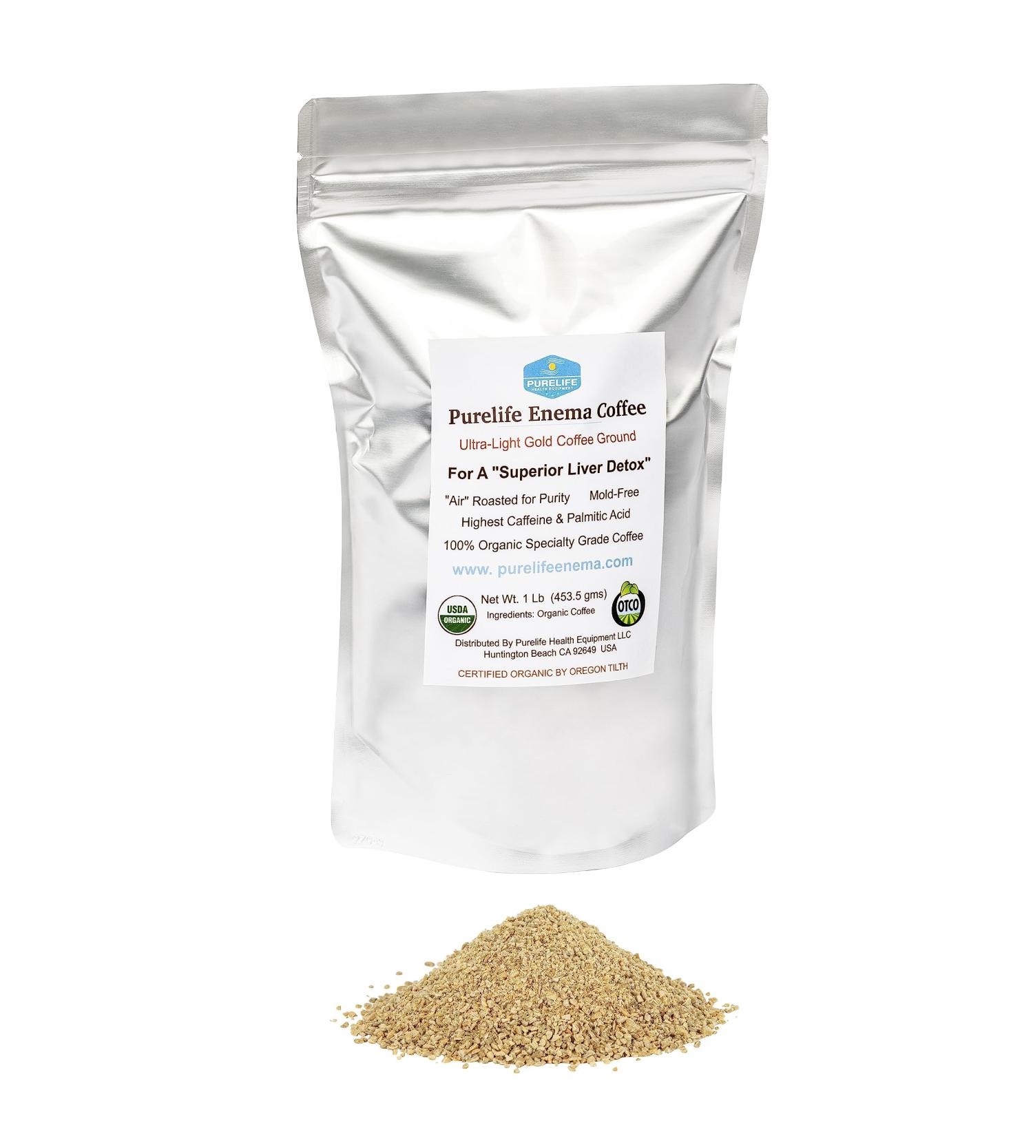 2 LB Gold Roast Enema Coffee: Mold-Free, High Potency Green Coffee for Liver Detox - Buy Online on GoSupps.com