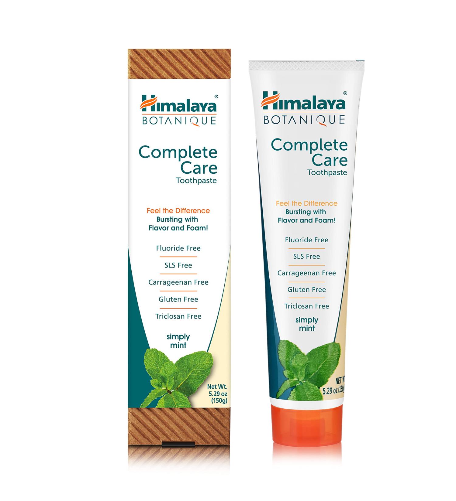 Himalaya Botanique Complete Care Toothpaste - Simply Mint 5.29 oz | Natural Oral Care - Buy Online on GoSupps.com