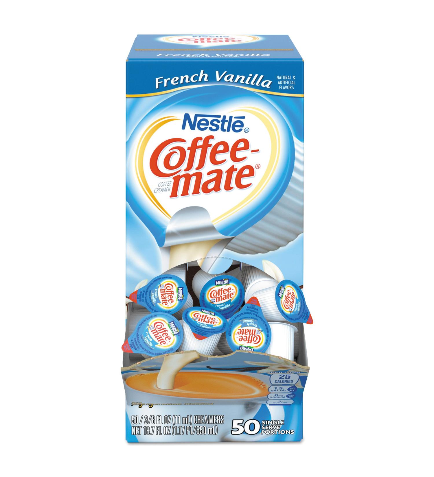 Coffee-mate French Vanilla Creamer 0.375oz (Box of 50) - 35170BX - Buy Online on GoSupps.com