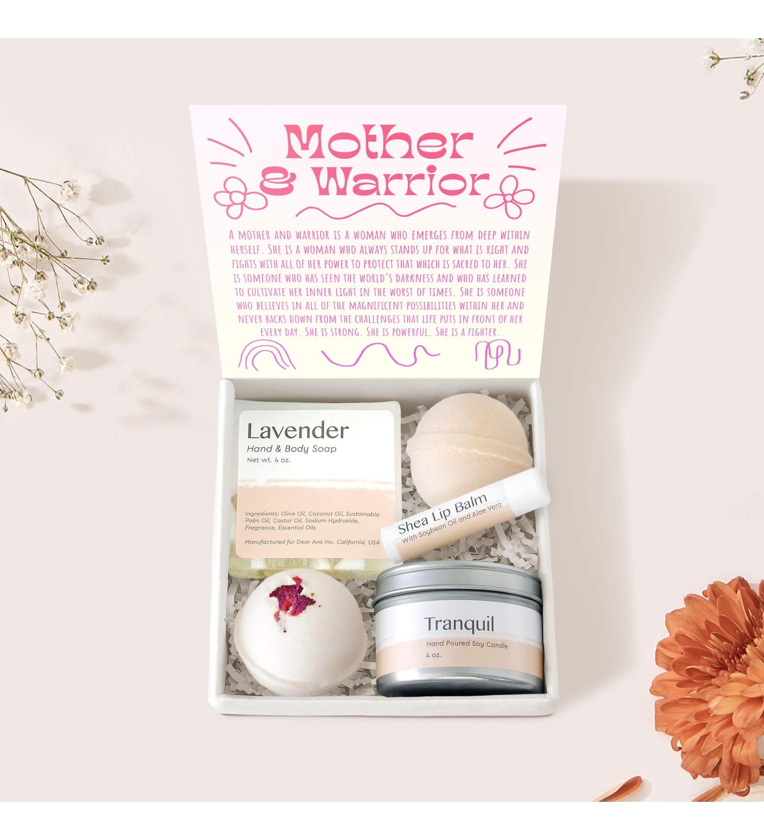 Dear Ava Spa Gifts for Women | Organic Luxury Self-Care Bath and Body Kit | Perfect Gift for Birthday Holidays Mothers Day - Buy Online on GoSupps.com
