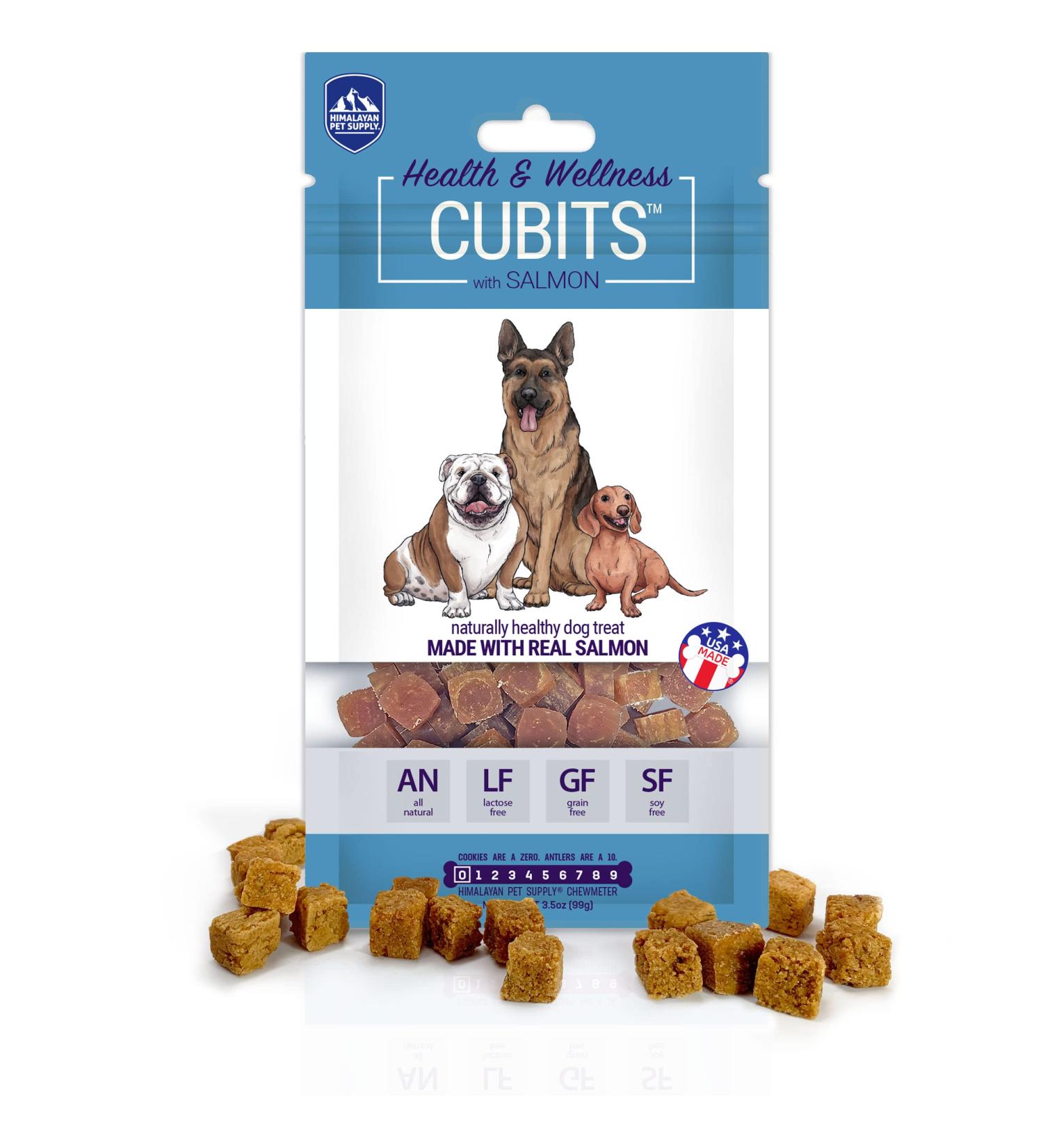 Himalayan Dog Treats Cubits Salmon 3.5 oz - Natural & Healthy Snacks | Himalayan Pet Supply - Buy Online on GoSupps.com