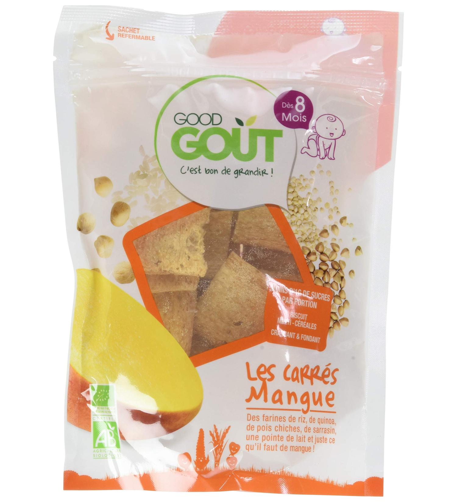 Good Go t les Carr s Mangue Bio 50 g - Buy Online on GoSupps.com