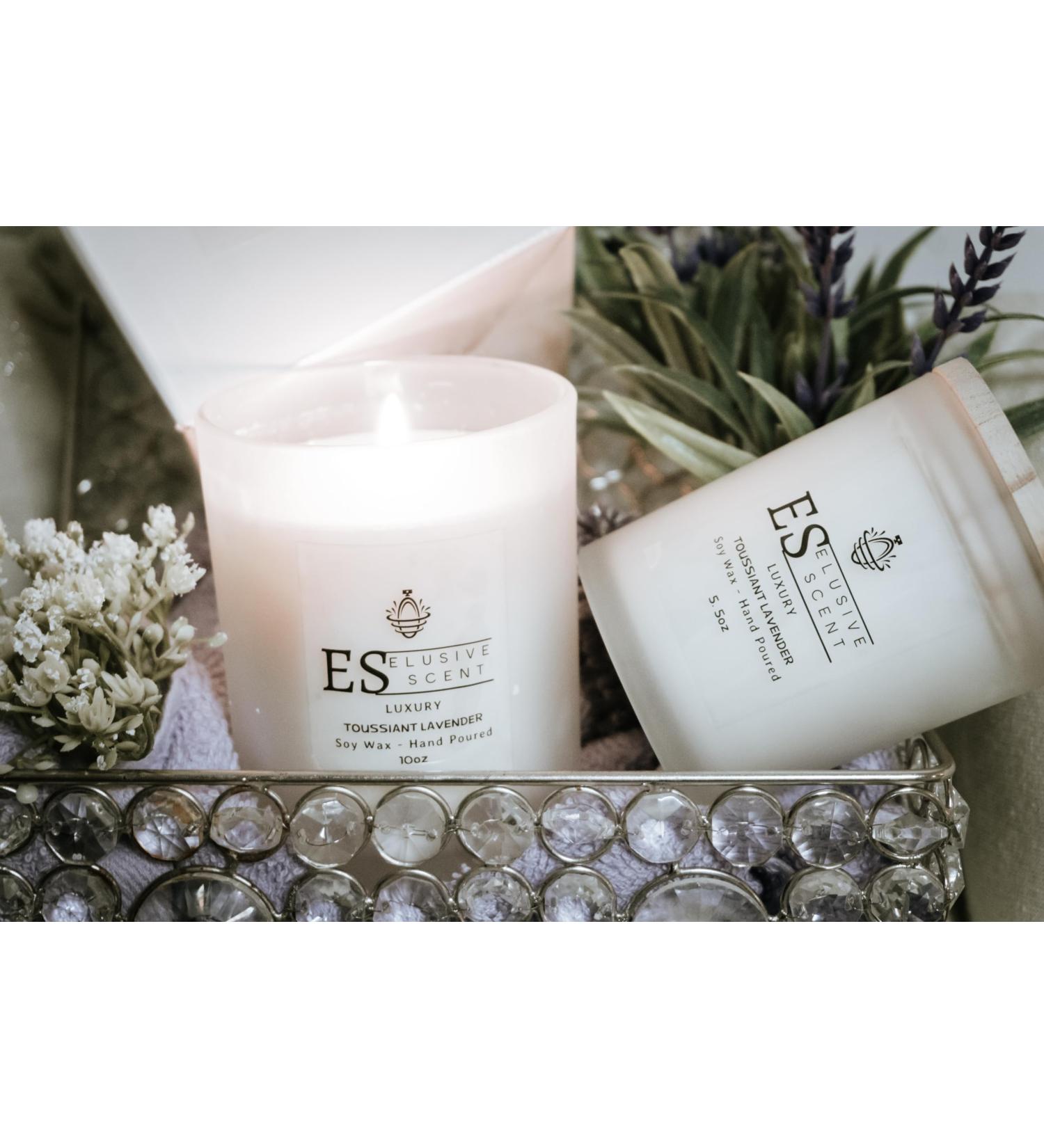 Toussaint Lavender Luxury Candle - 5.5oz Scented Aromatherapy | 100% Soy Wax | Home D cor & Fragrance | Perfect Housewarming Gift - Buy Online on GoSupps.com