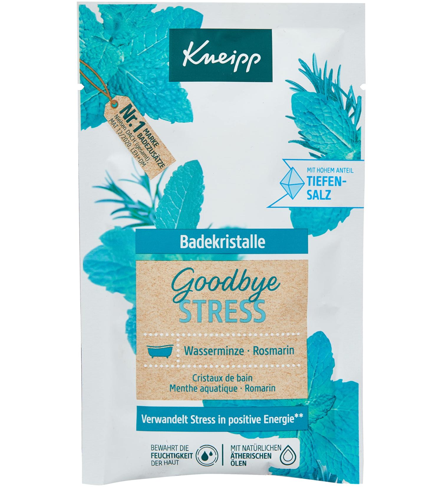 Kneipp Bath Crystals Goodbye Stress - Relaxing Soak 60g | Best International Shipping - Buy Online on GoSupps.com