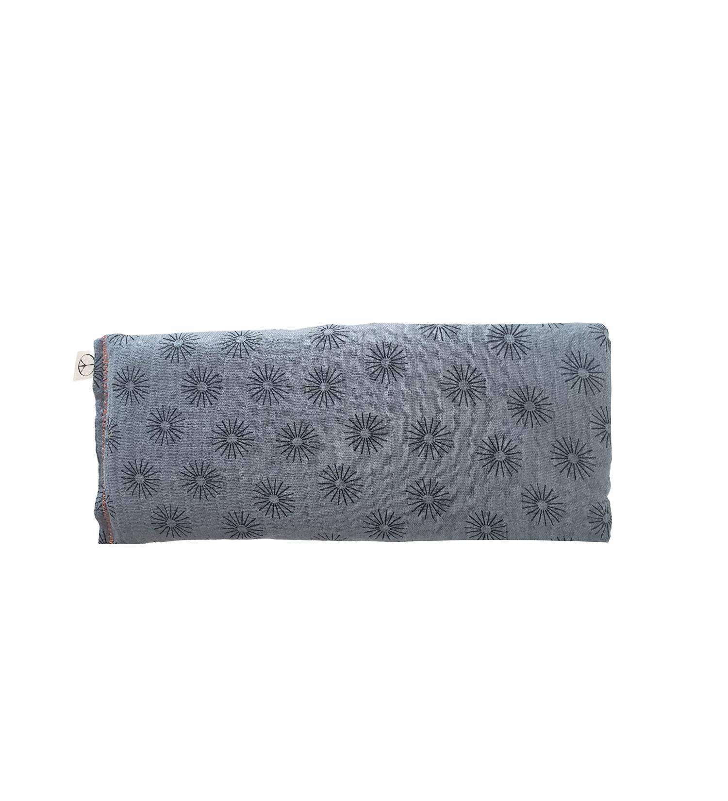 Peacegoods Unscented Flax Seed Eye Pillow Soothing Gauze Cotton for Yoga, Meditation & Headache Relief Stars Blue - Buy Online on GoSupps.com