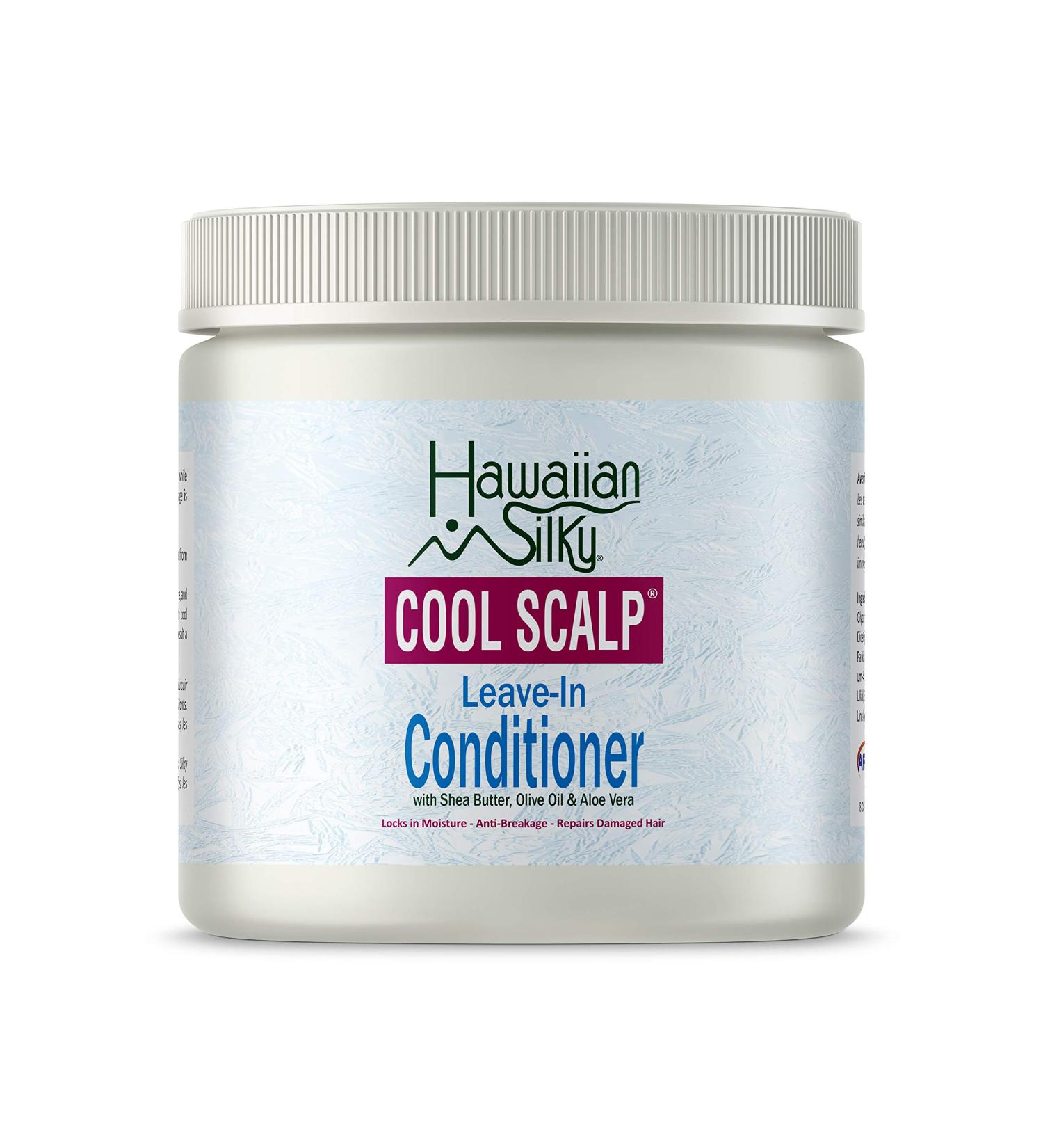 Hawaiian Silky Cool Scalp Leave-In Conditioner Cream - 16 fl oz | Moisture Lock Anti-Breakage Repairs Dry & Damaged Hair - International Shipping Available - Buy Online on GoSupps.com