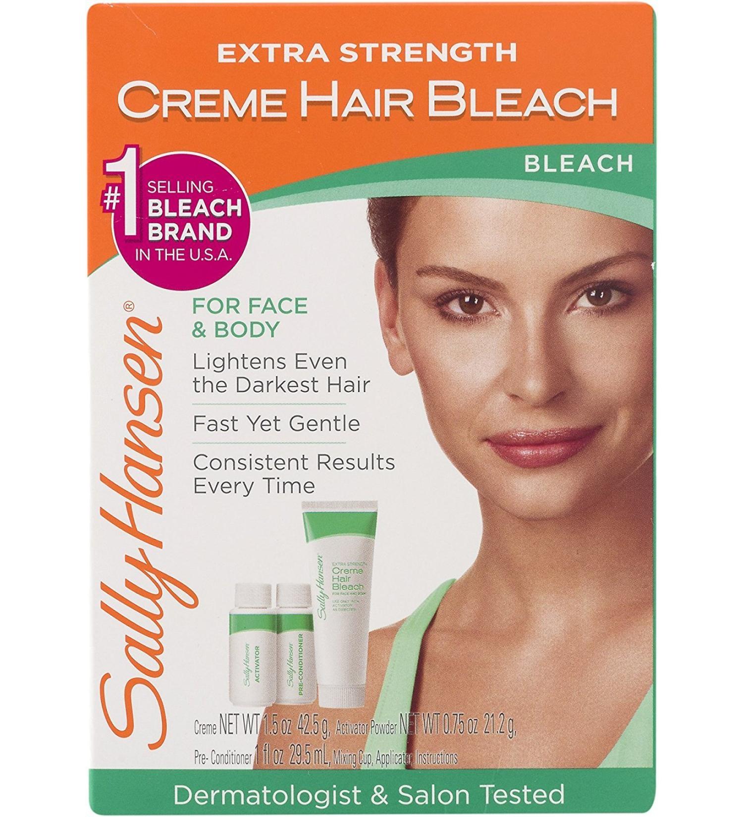 Sally Hansen Extra Strength Creme Hair Bleach Kit - Fast & Effective Hair Lightening | Buy Internationally - Buy Online on GoSupps.com