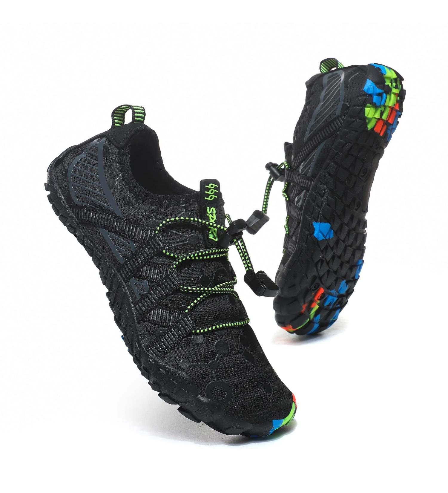 Maxome Children's Water Shoes Aqua Socks for Toddlers Boys & Girls Quick-Dry Surf & Beach Footwear Size 30 EU Black - Buy Online on GoSupps.com