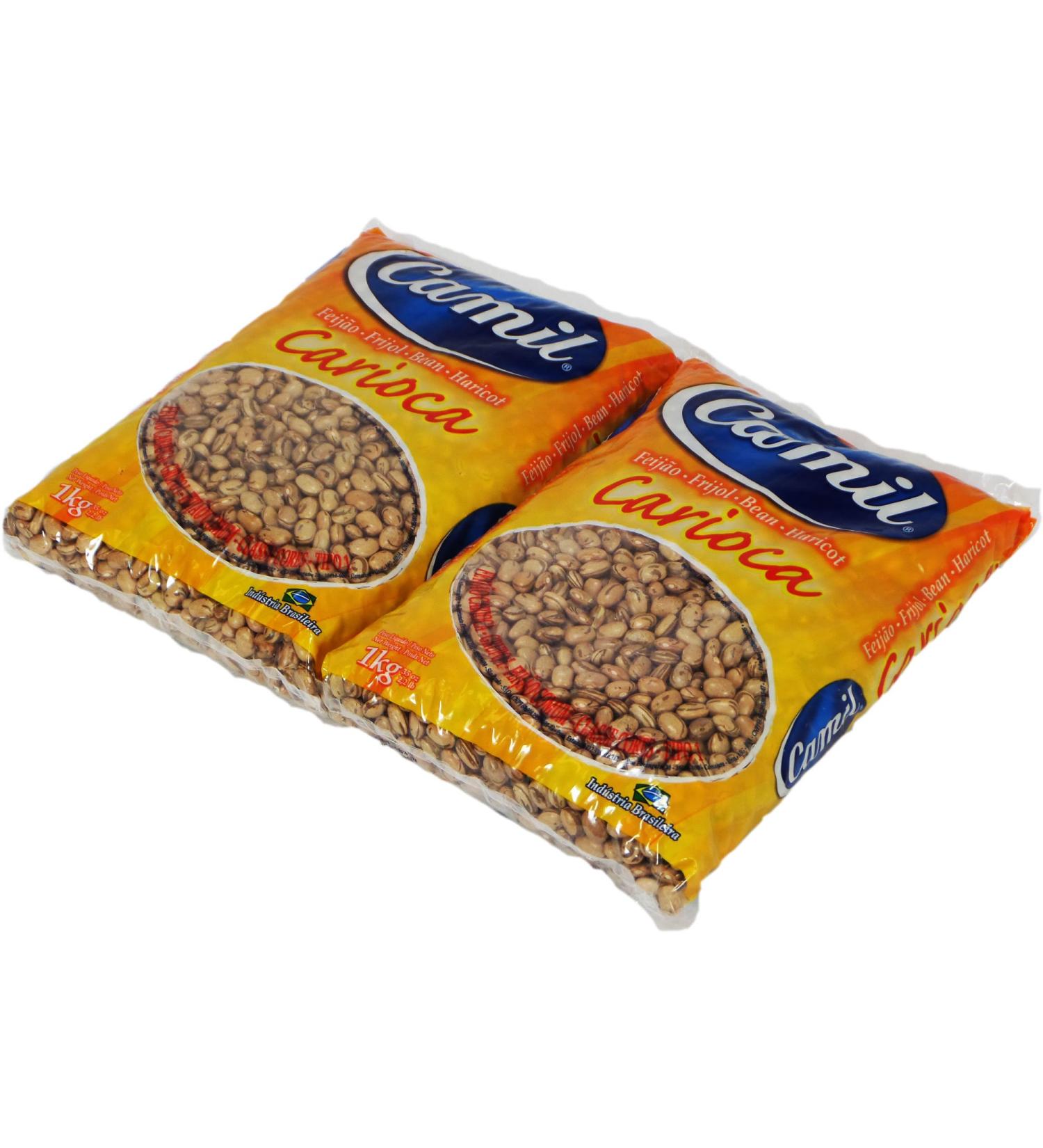 Camil Pinto Bean 35.27 oz - Feijao Carioca 1kg - Pack of 2 - Buy Online on GoSupps.com