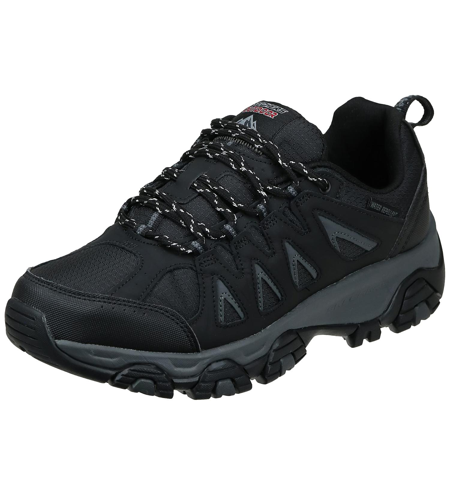 Skechers Men's Terrabite Oxford 13 Wide - Black/Charcoal - Buy Online on GoSupps.com
