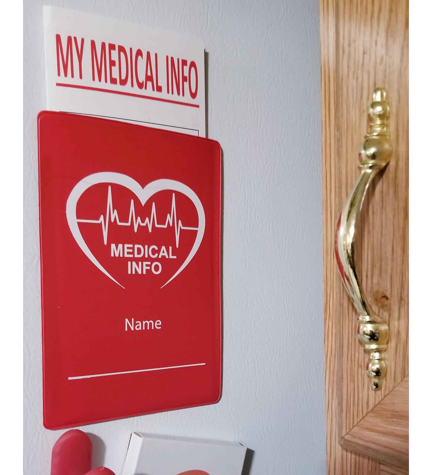 Emergency File of Life - Personal Health Information for Responders | Medical Info Organizer - Buy Online on GoSupps.com