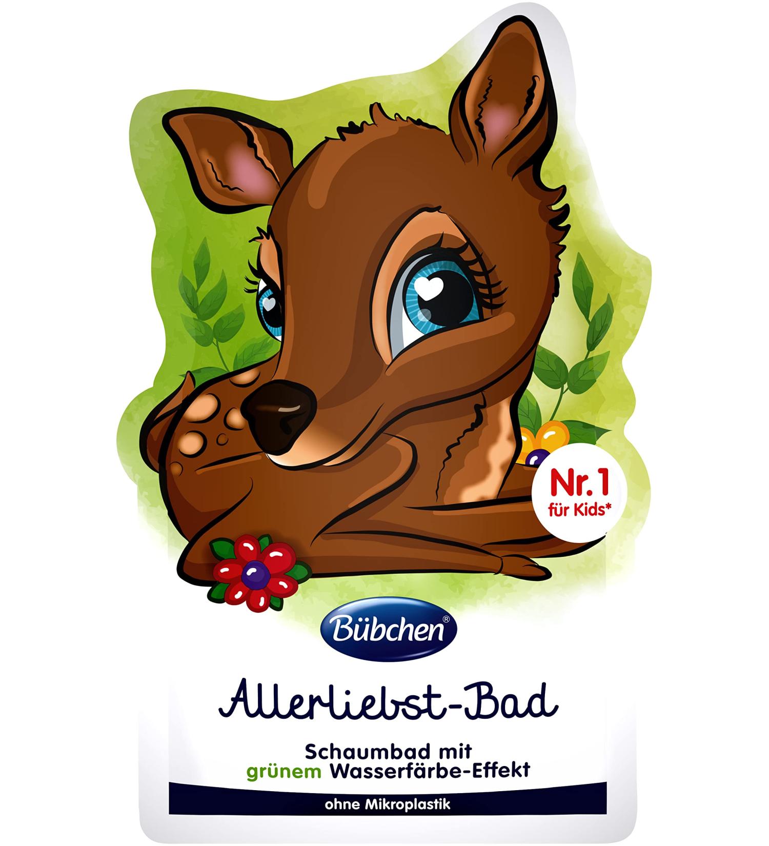 B bchen Allerliebst-Bad bubble bath with green water colouring effect 40 ml