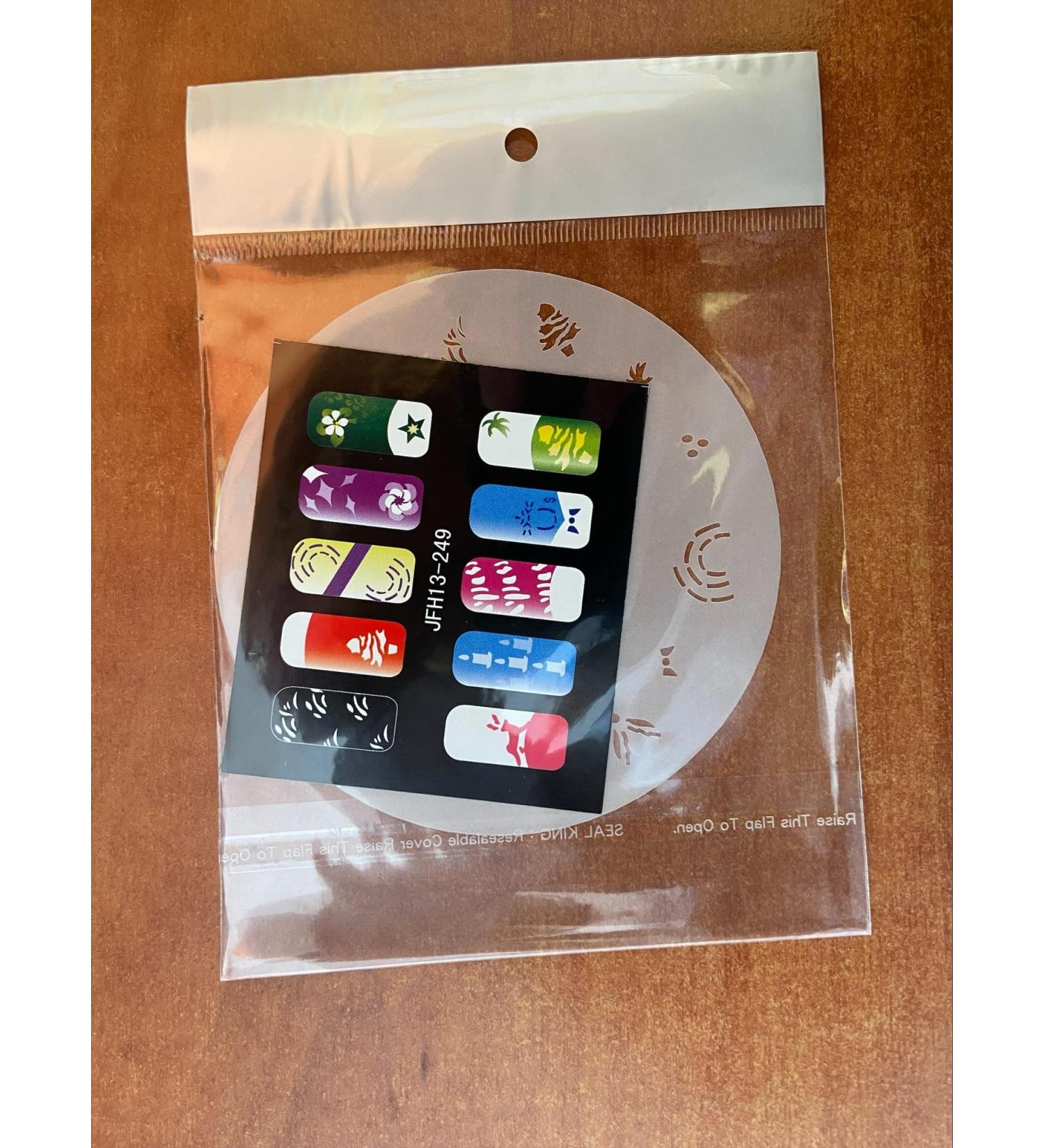 Fingernail stencil (airbrush nail art) Fengda JFH13-249