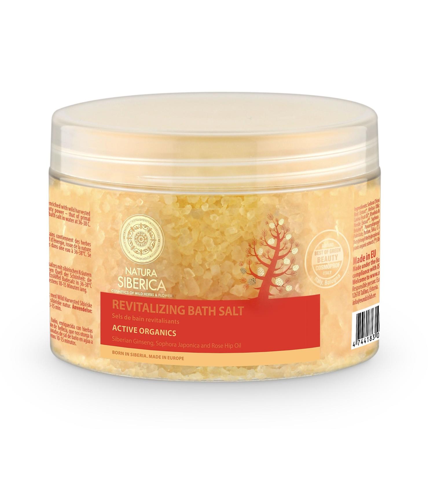 Natura Siberica Revitalising Siberian Bath Salt 600 g