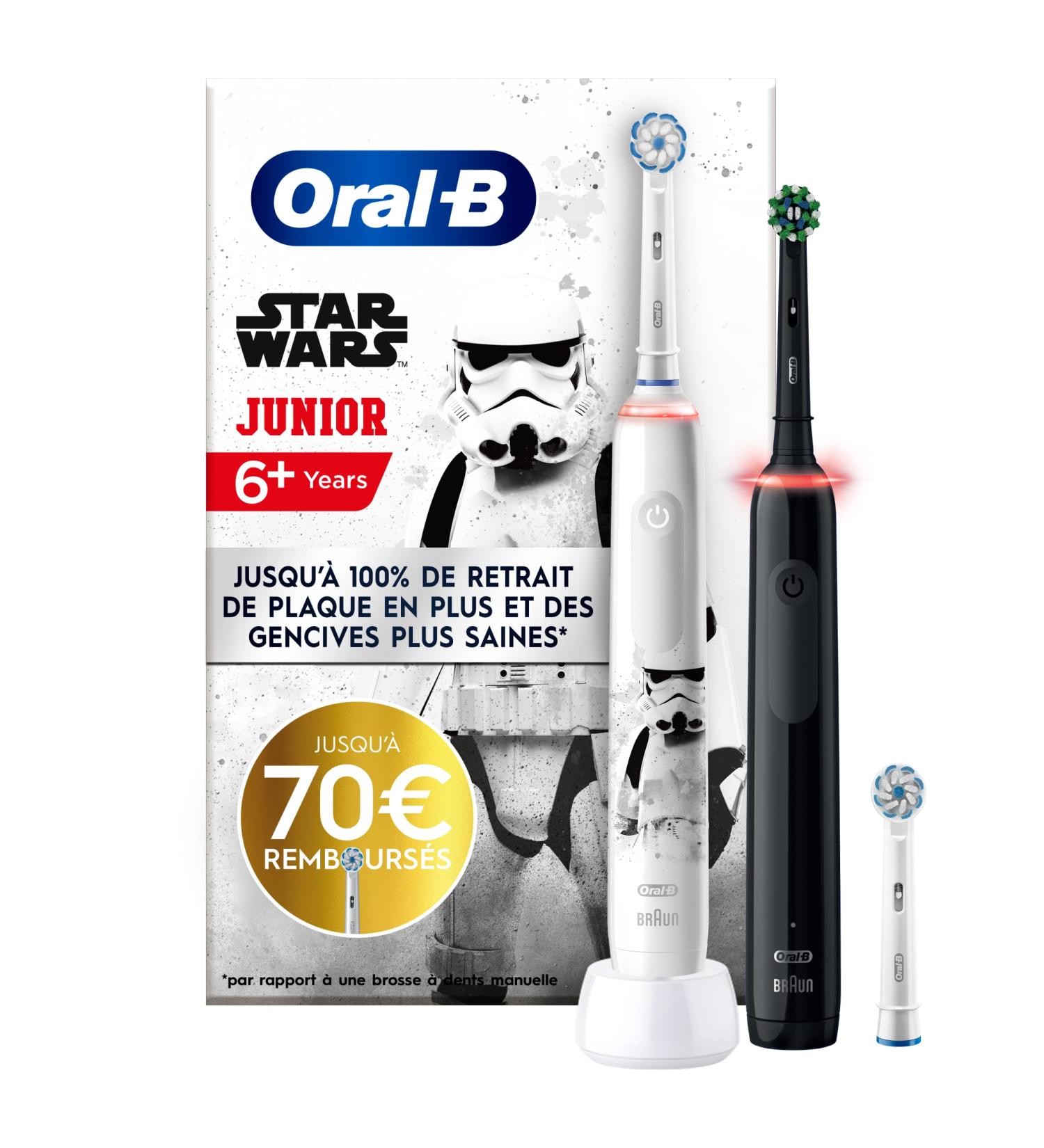 Buy Oral-B Electric Toothbrushes Family Edition - 2 Pack with Star Wars Junior Brush | International Shipping - Buy Online on GoSupps.com