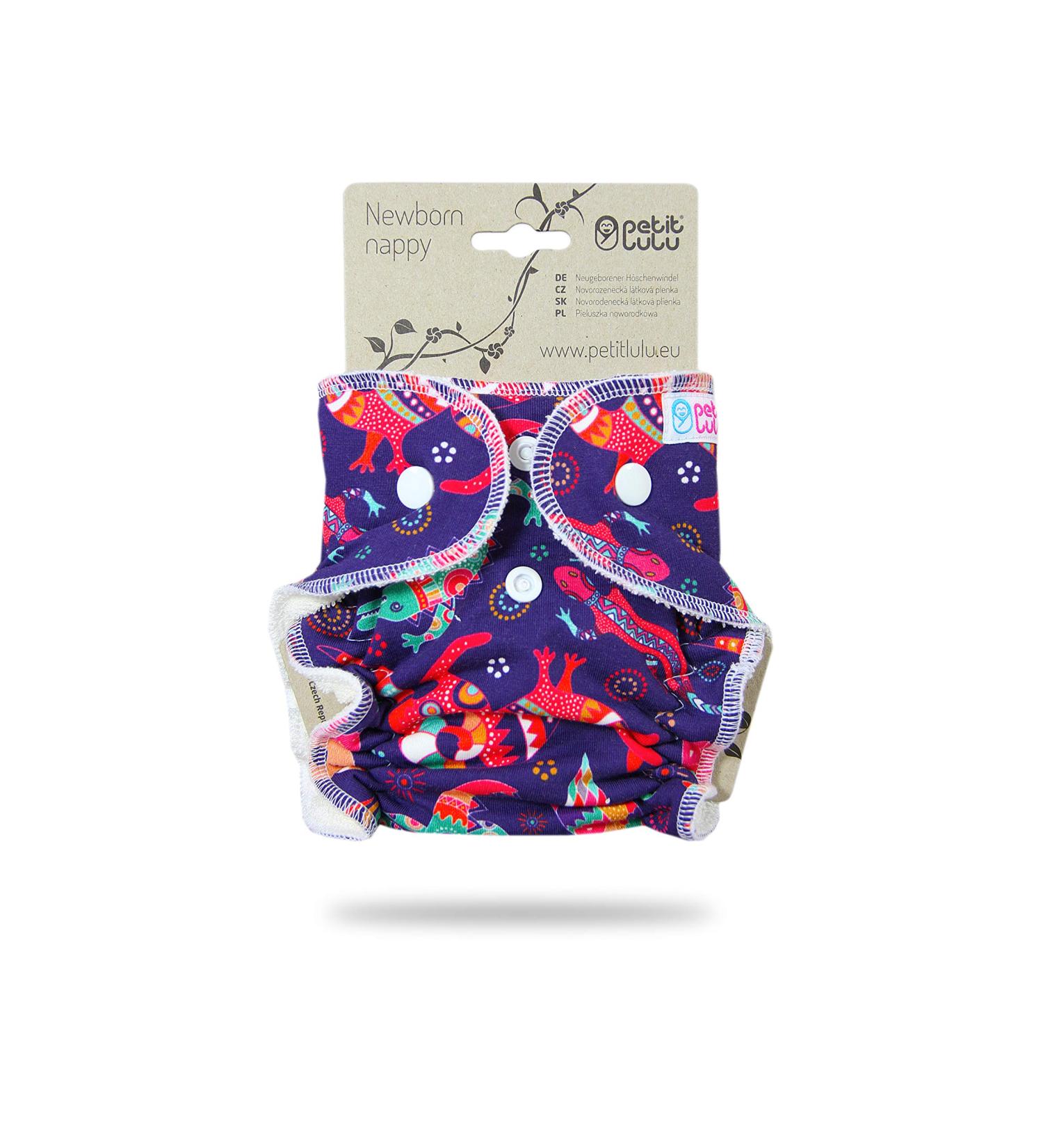 Buy Petit Lulu Newborn Diaper (2-6kg) with Snap Fasteners - Australian Animals - Eco-Friendly & Comfortable Shipping Worldwide - Buy Online on GoSupps.com