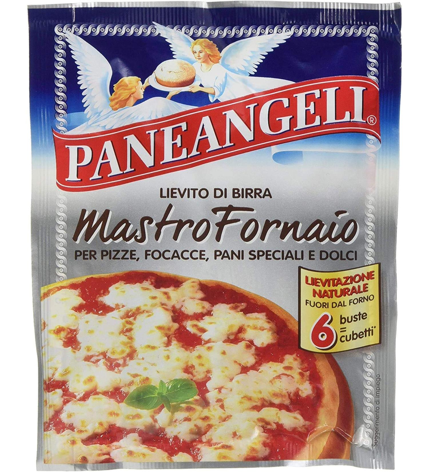 PANE ANGELI Paneangeli Mastro Fornaio Dehydrated Brewer's Yeast 6 Packs of 42 Grams