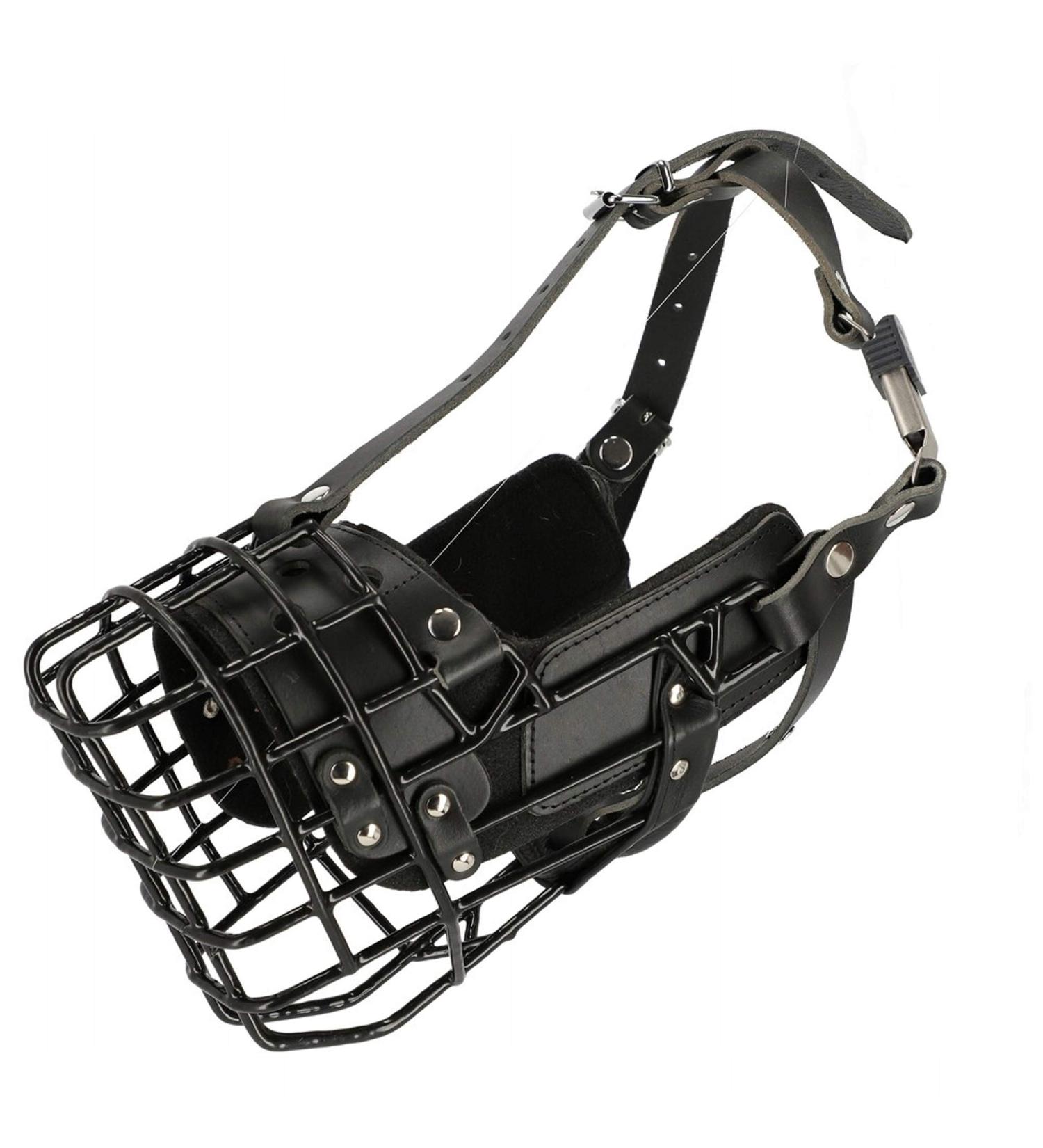 Dingo Gear Rubberized Metal Muzzle for Medium Dogs - Comfortable & Durable Solution for German Shepherds - Ideal for Long Walks | S03041 - Buy Online on GoSupps.com