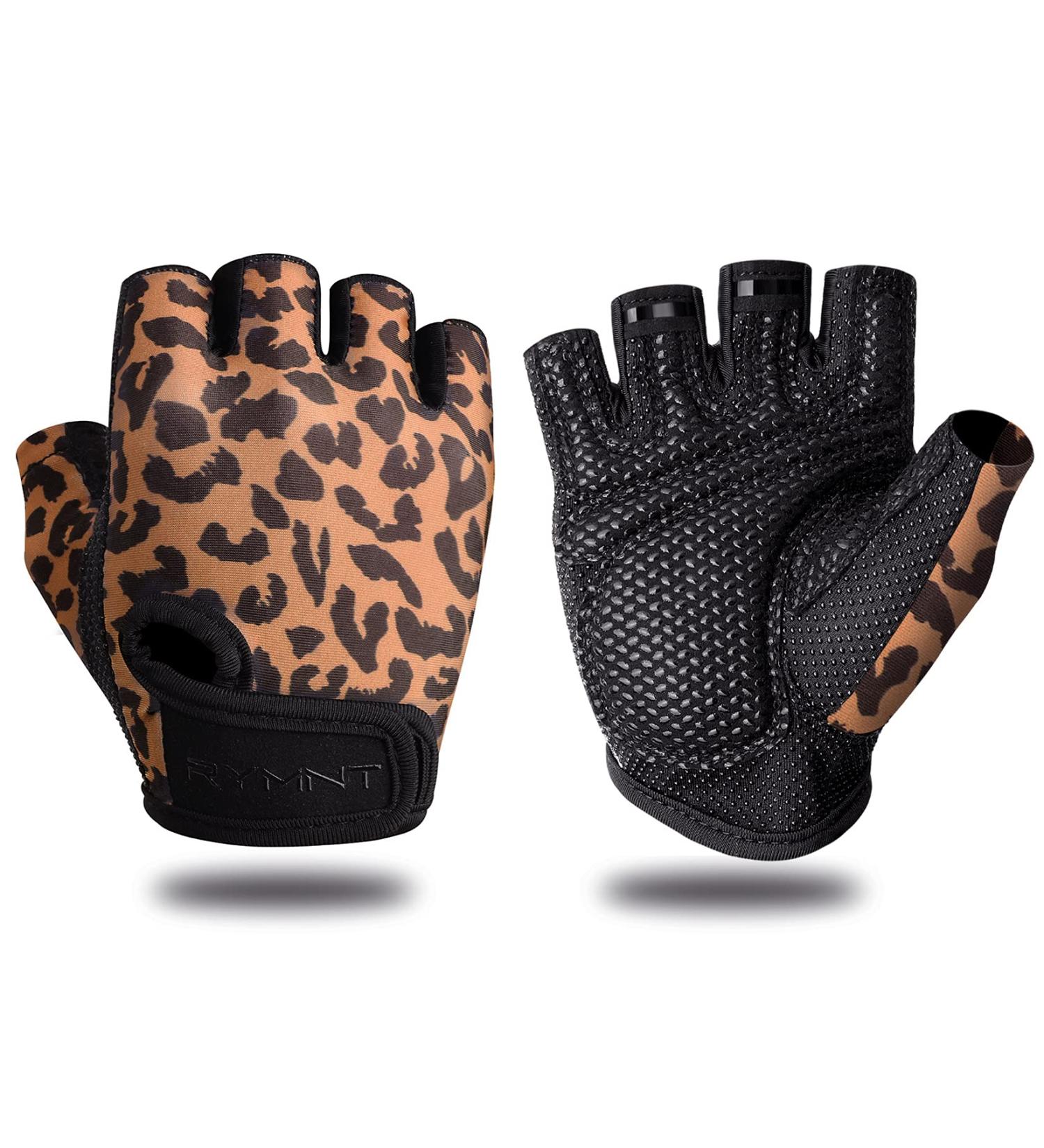Full Palm Protection Workout Gloves for Women Men - Extra Grip for Gym, Weightlifting, Fitness - Leopard Design - Small - Buy Online on GoSupps.com