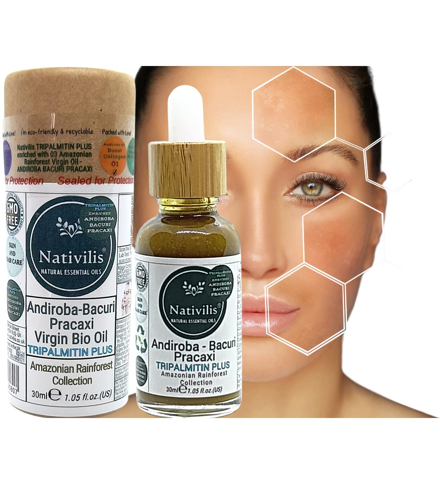 Nativilis acceleration of skin renewal enriched with 03 Amazonian Rainforest Virgin Oil - Andiroba Bacuri Pracaxi - Favours cellular renewal standardizing the tone - skin revitalized and soft Copaiba - Buy Online on GoSupps.com