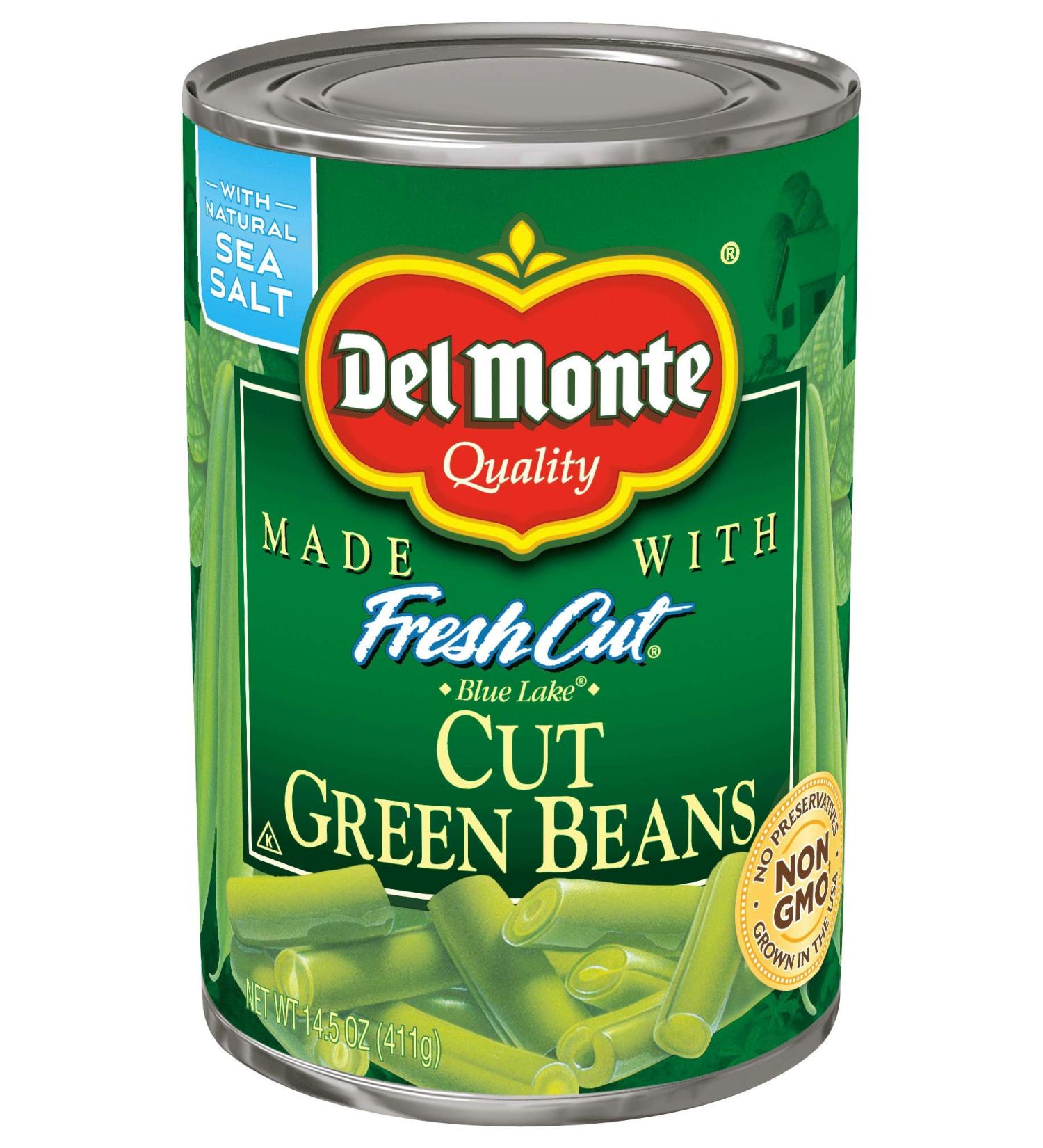 Del Monte Canned Fresh Cut Blue Lake Green Beans 14.5oz - Premium Quality - Buy Online on GoSupps.com