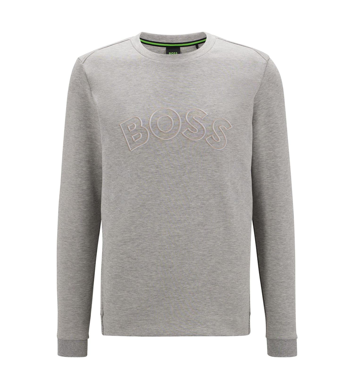 BOSS Men's Salbo Iconic Jersey L - Light/Pastel Grey | Premium Quality International Shipping - Buy Online on GoSupps.com