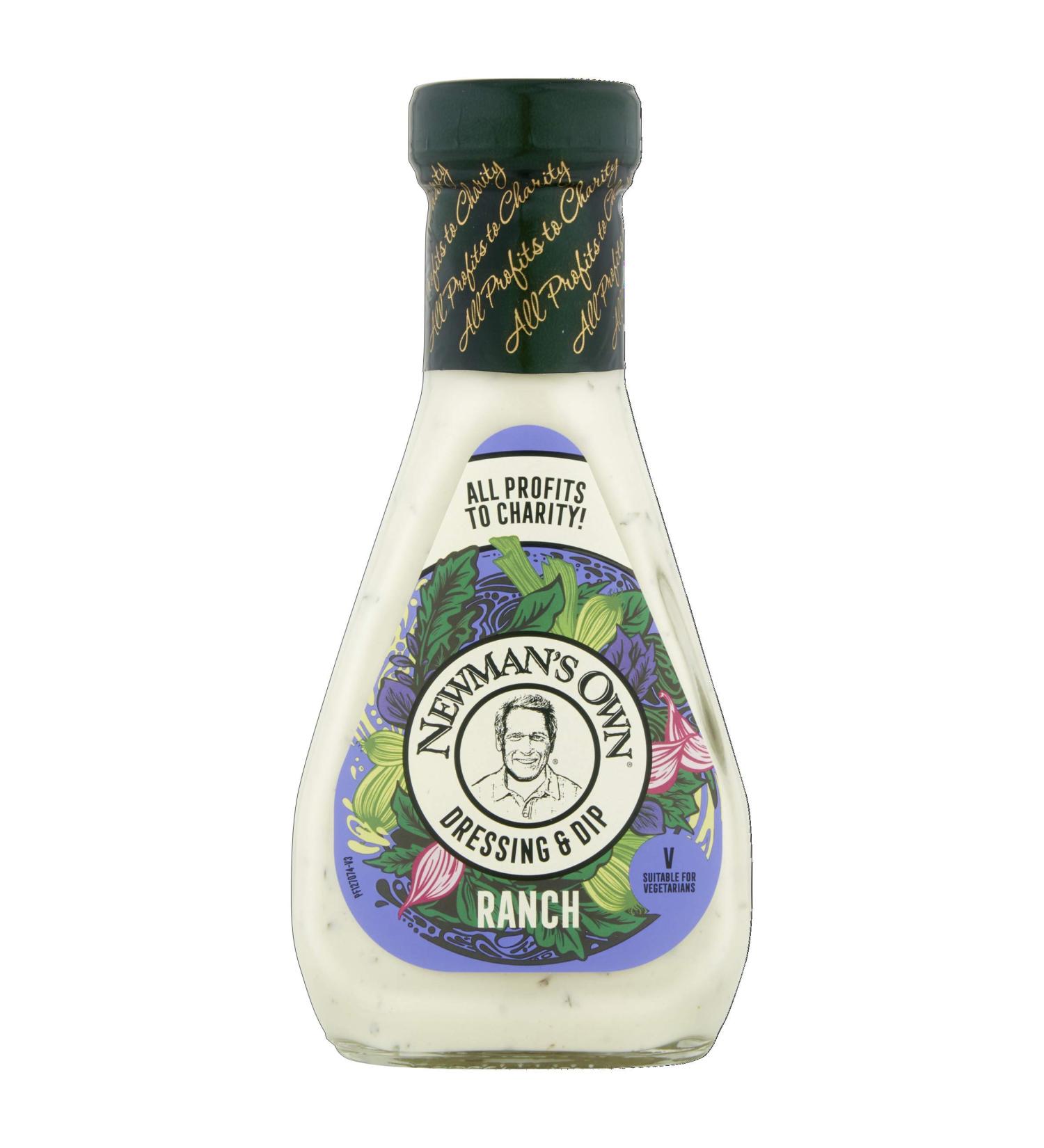 Newman's Own Ranch Dressing 250ml - Delicious and Creamy Dressing for Salads and Dips - Buy Online on GoSupps.com