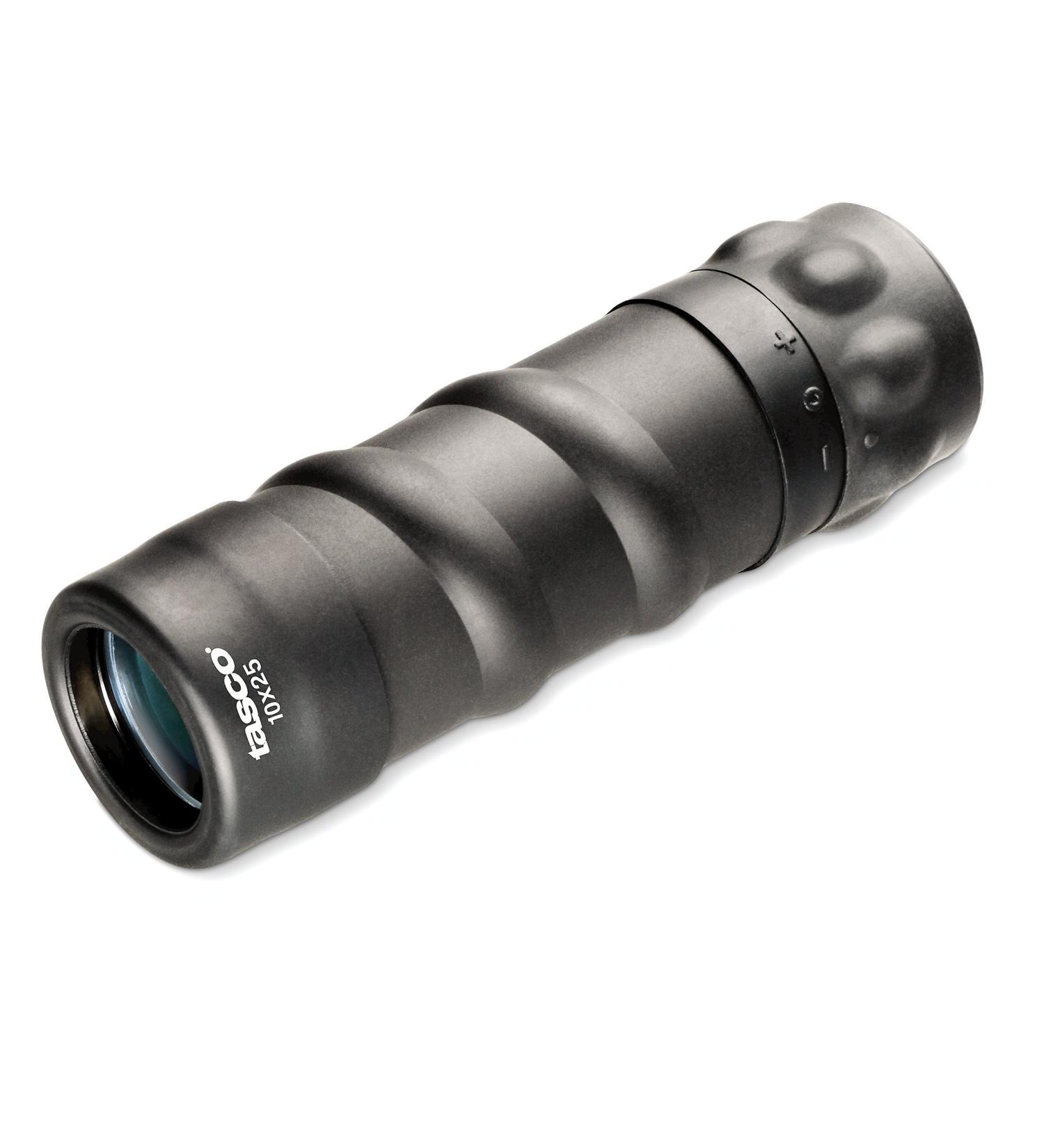 TASCO Essentials 10x25 Compact Roof Prism Monocular Black