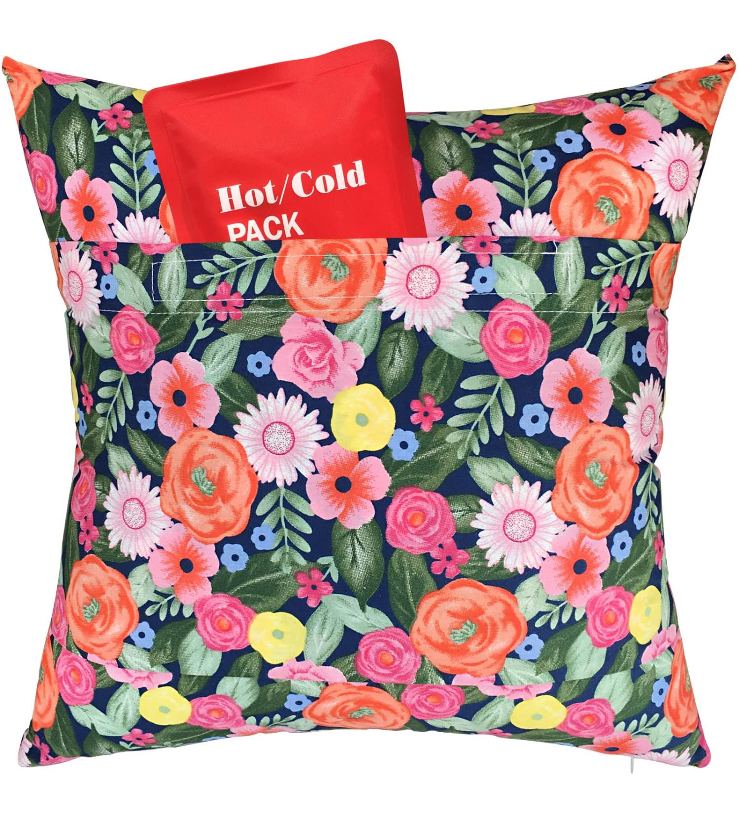 Cozy Hysterectomy Pillow | Hot/Cold Pocket Support for Abdominal Surgery | Ideal for Cervical Cancer, Tummy Tuck, C-Section Recovery | Mastectomy, Endometriosis, Hernia Patients | Comfortable and Cute Flower Design - Buy Online on GoSupps.com