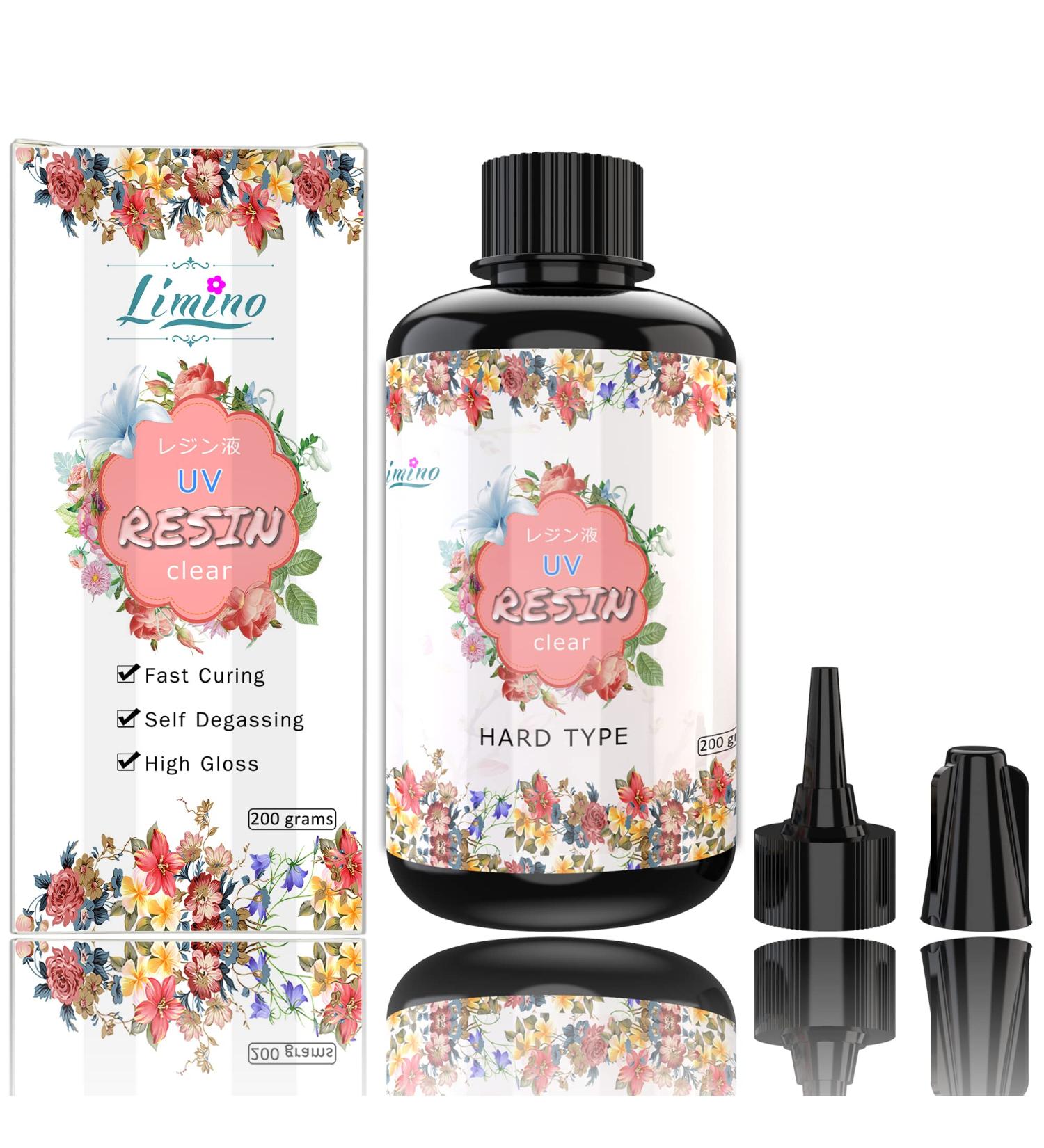 200g Crystal Clear UV Resin for DIY Jewelry Making - Hard Transparent Glue for Casting & Coating - Solar Cure Sunlight Activated - 200g ($0.11/g) - Buy Online on GoSupps.com