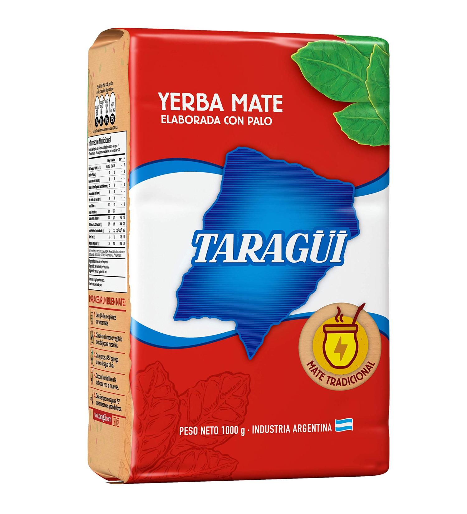 Buy Yerba Mate Red Taragui 1kg x 10 - Premium Quality International Shipping Available - Buy Online on GoSupps.com