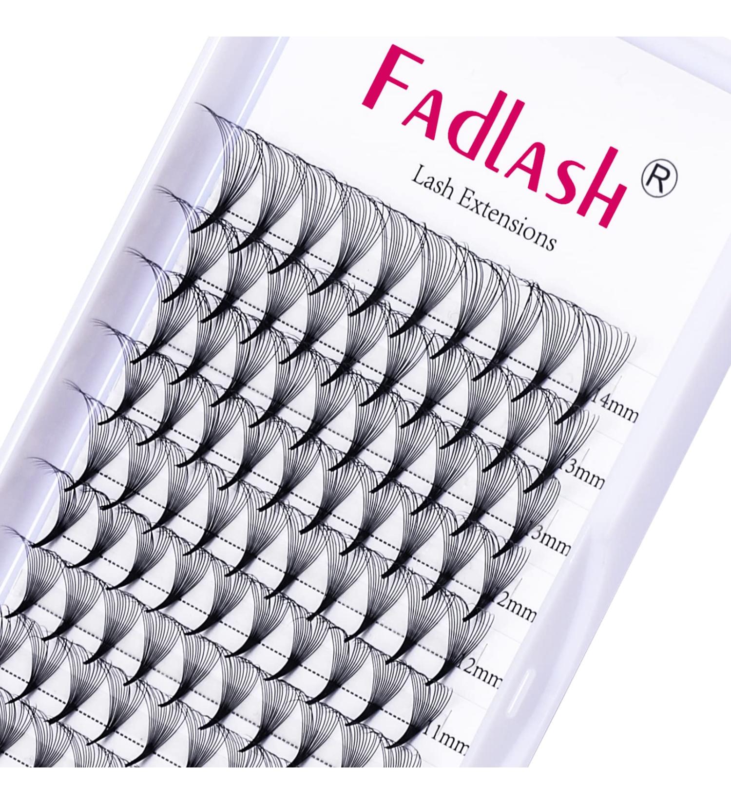 14D Russian Volume Eyelash Extensions D Curl 0.07mm 8-14mm Mix | Tuft Fans for Professional Use - Buy Online on GoSupps.com
