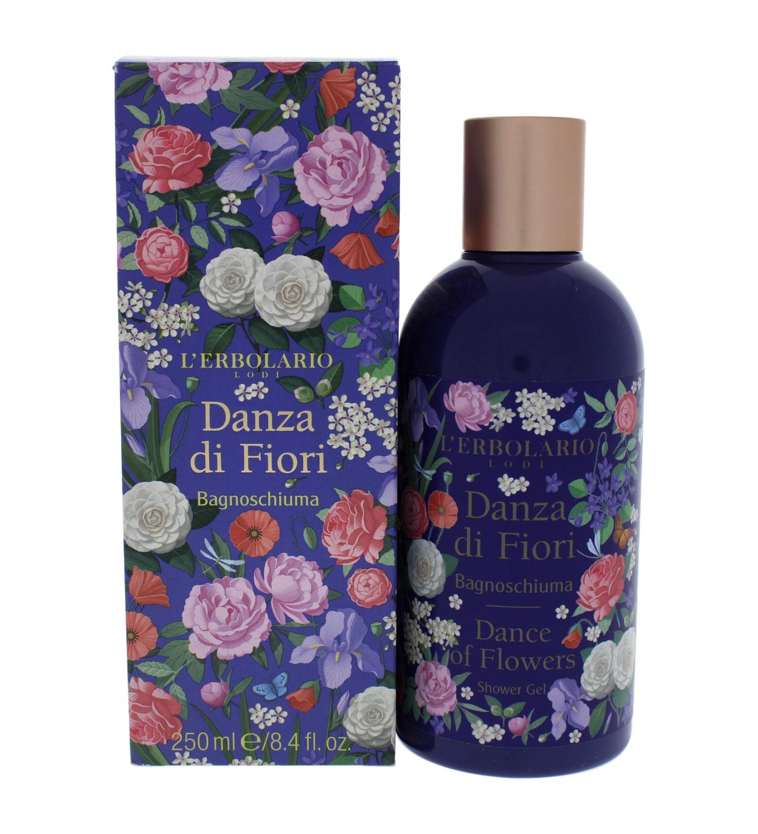 LErbolario Bubble Bath Danza Flowers 250 ml - Luxurious Floral Bath Experience | Shop Internationally - Buy Online on GoSupps.com