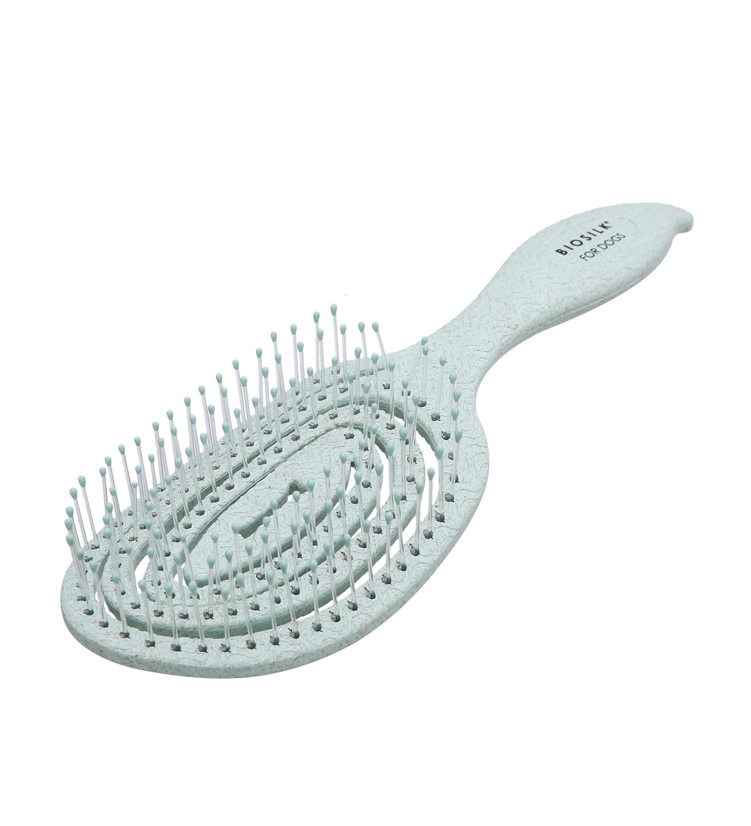 Biosilk Detangling Pin Brush for Dogs - 1 Brush | Grooming Essential - Buy Online on GoSupps.com