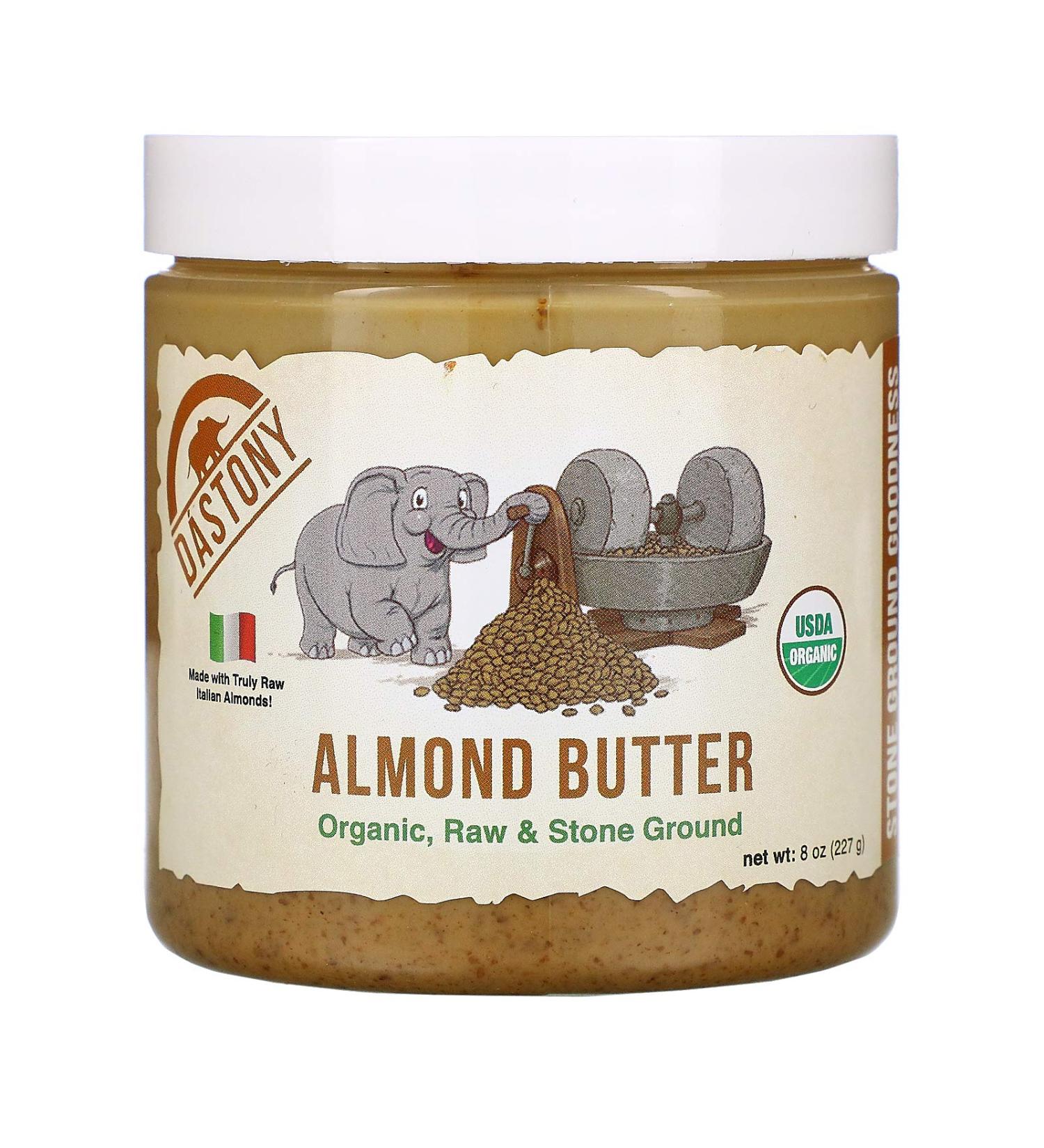 Dastony Organic Almond Butter 8 oz (227 g)