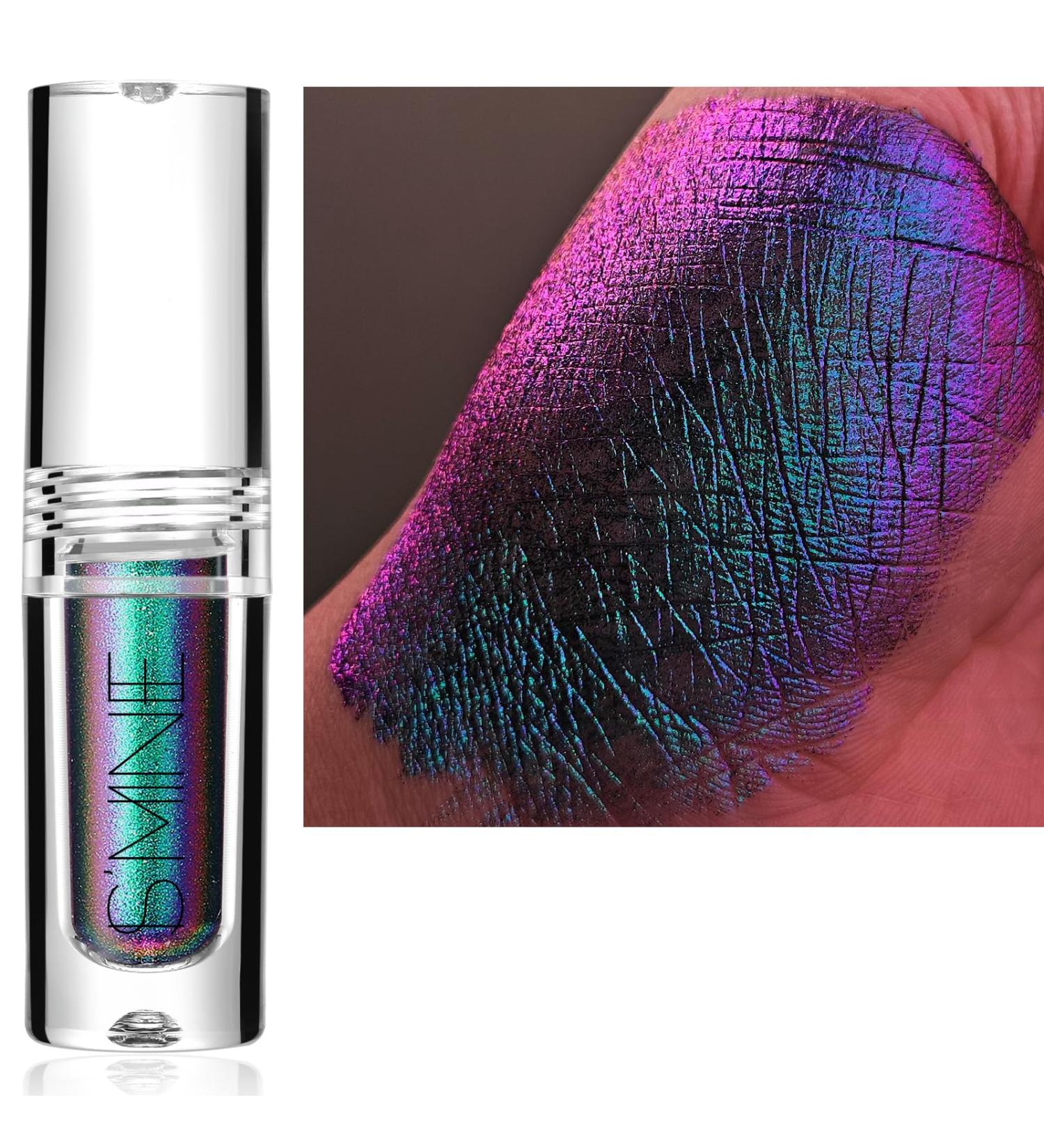 IS MINE Glitter Liquid Eyeshadow #40 | Chameleon Metallic Holographic Multichrome - Highly Pigmented International Shipping - Buy Online on GoSupps.com