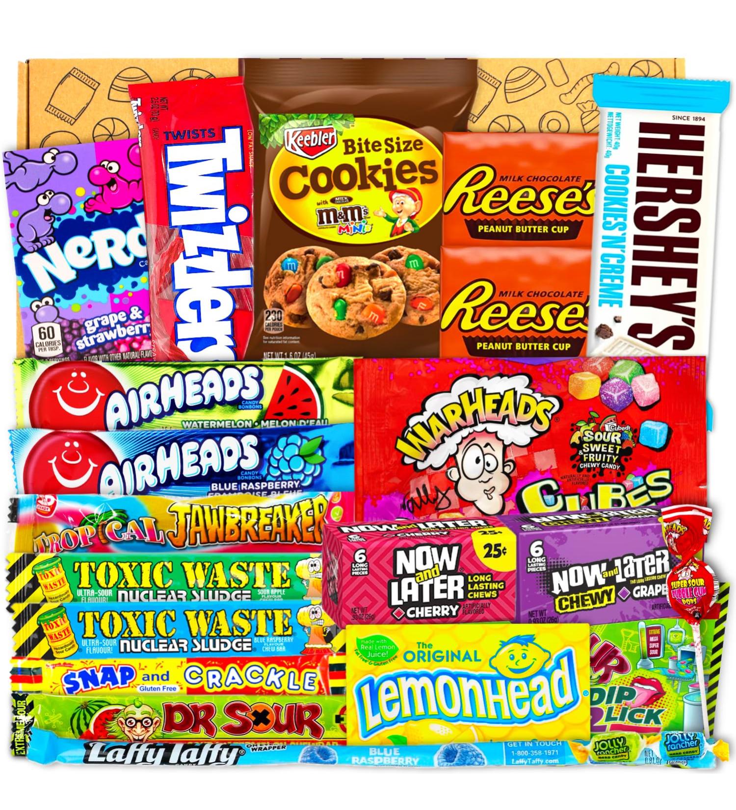 Jumbo USA Original Candy Box - 21 Premium American Snacks | Perfect Gift for Birthdays & Special Occasions | International Shipping - Buy Online on GoSupps.com