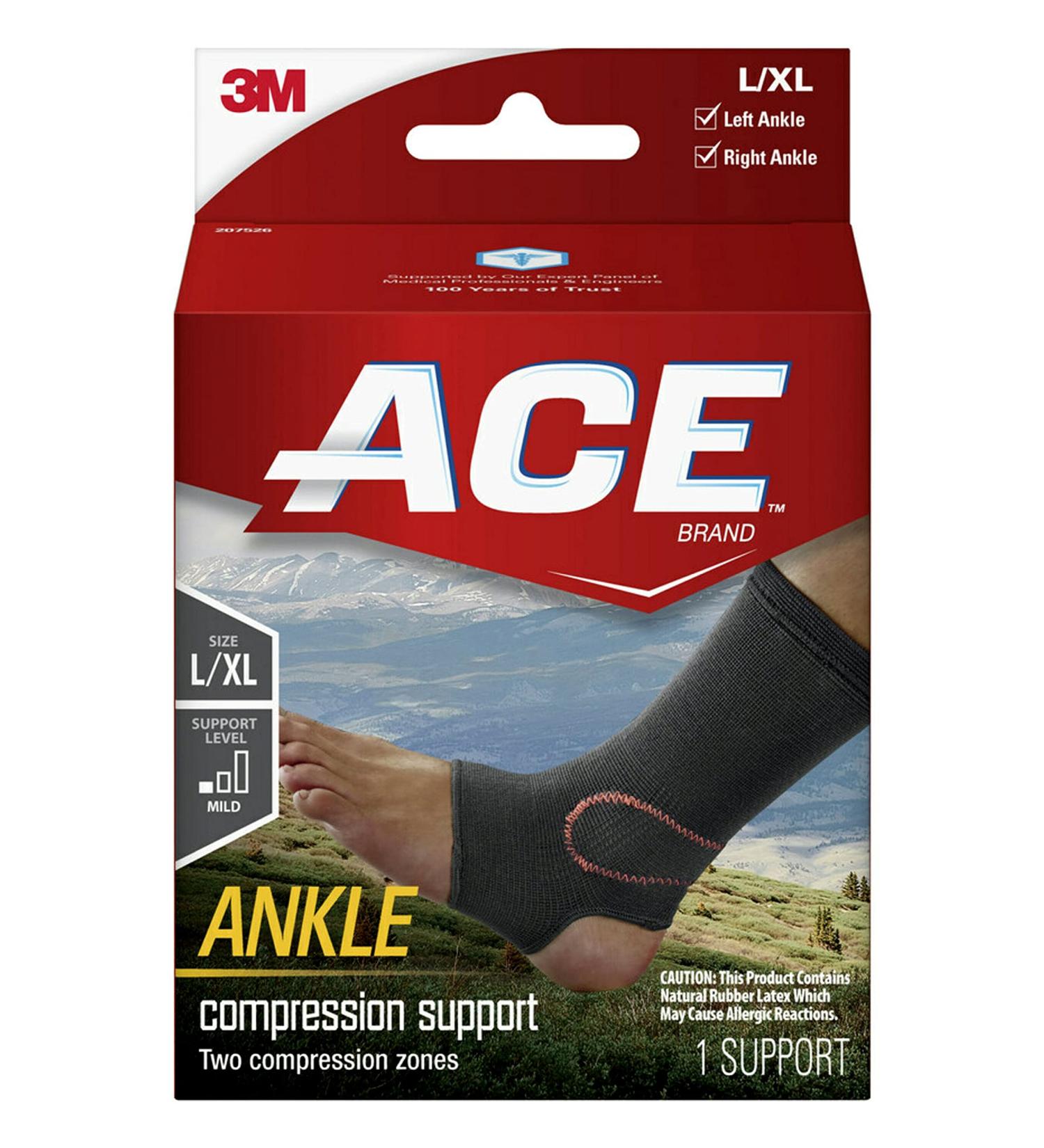 ACE Elasto-Preene Ankle Support | Large/X-Large Size - Buy Online on GoSupps.com