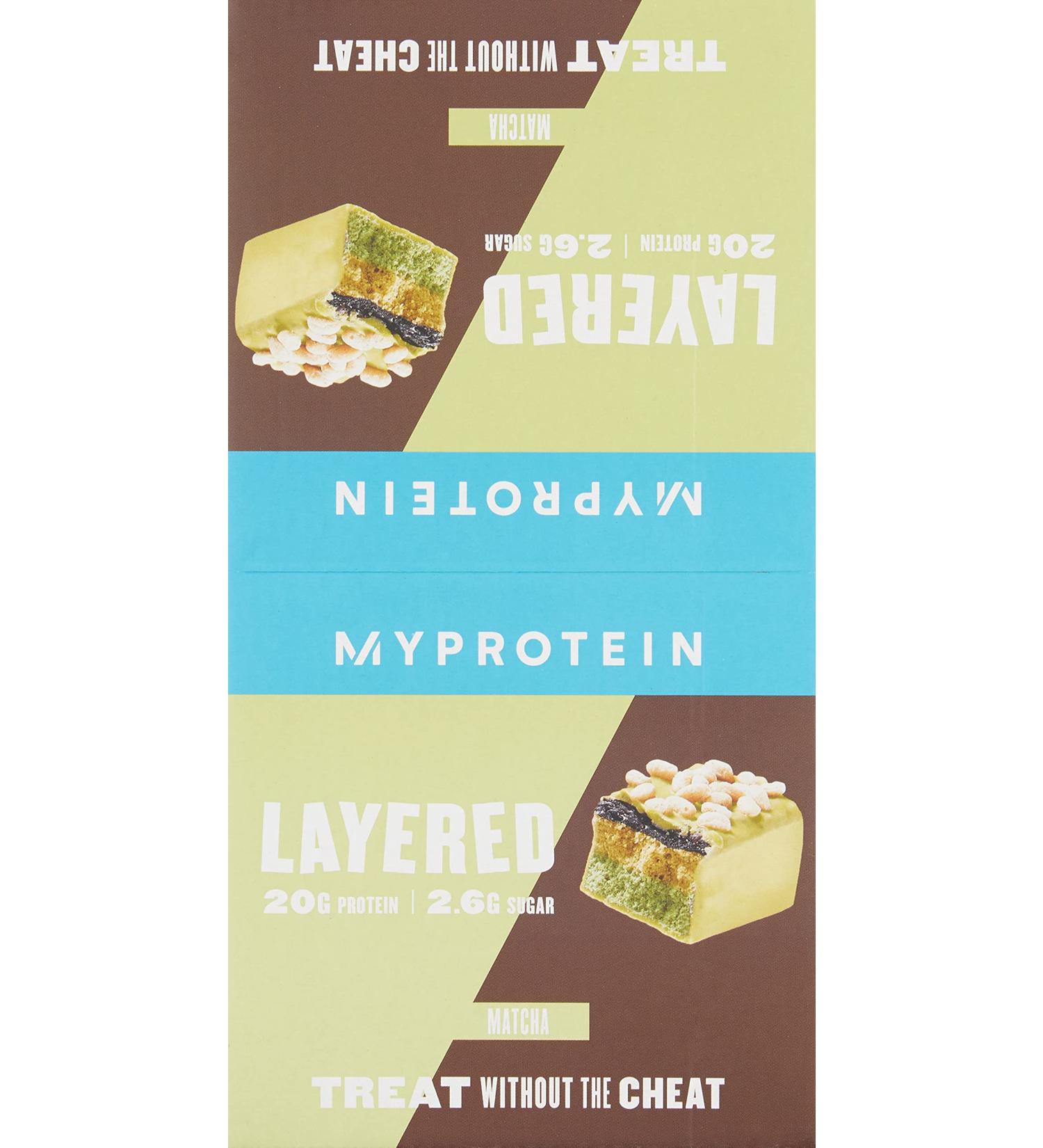 MyProtein Layered Bars - Matcha - Buy Online on GoSupps.com