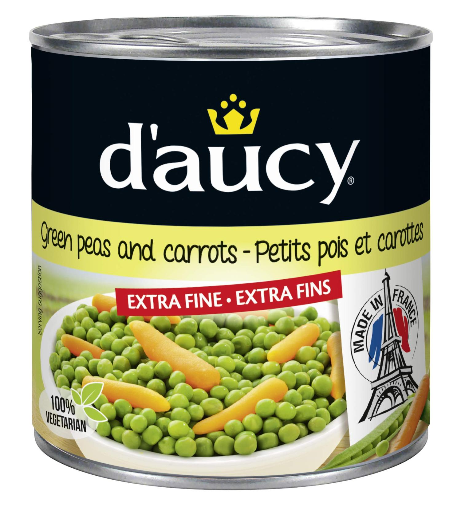  D'Aucy D'Aucy Peas & Carrots Extra Fine 800g - Buy Online on GoSupps.com