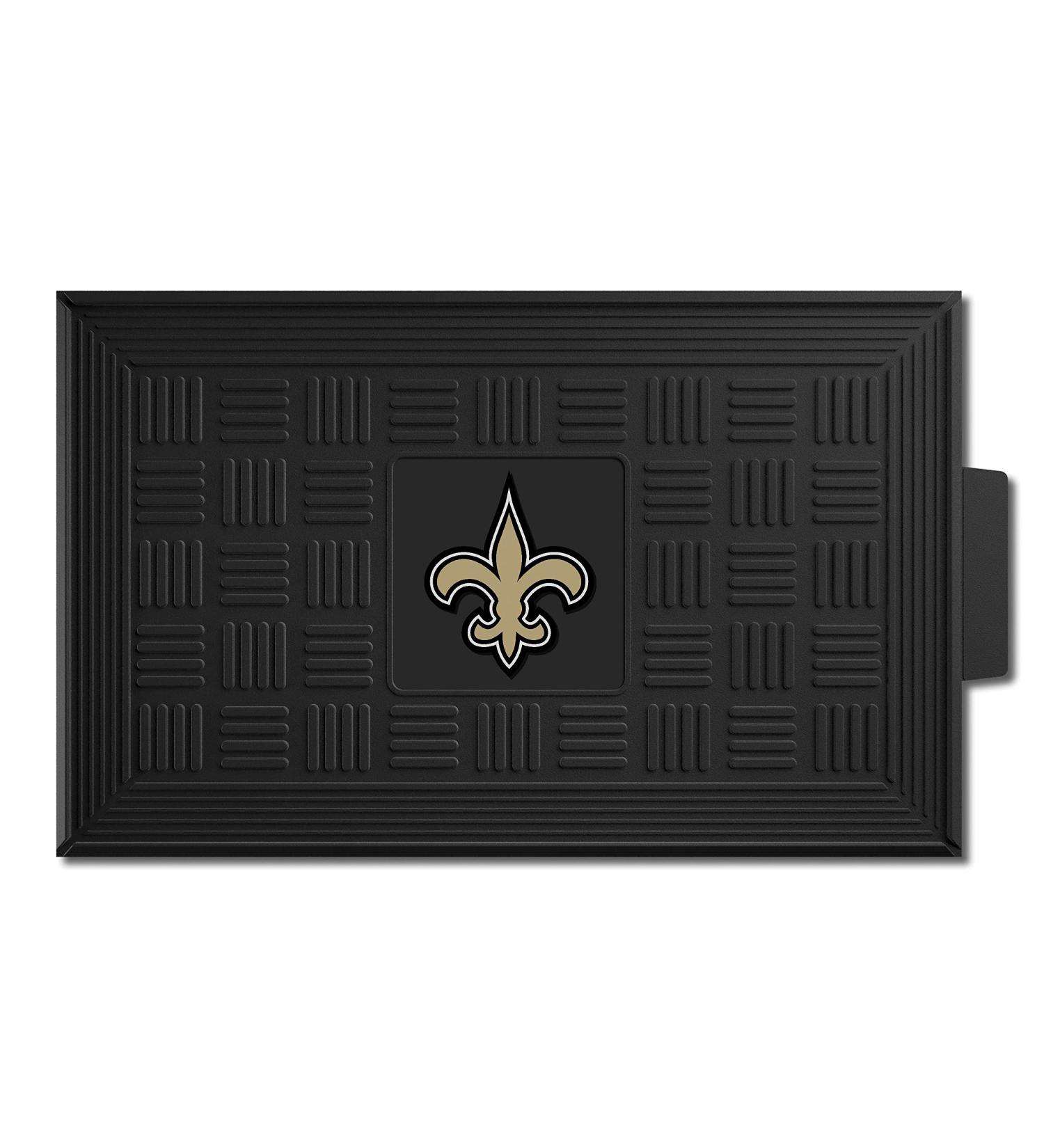 FANMATS NFL Men,Unisex-Adult,Women Medallion Door Mat New Orleans Saints 19.5" x 31.25" Team Colors