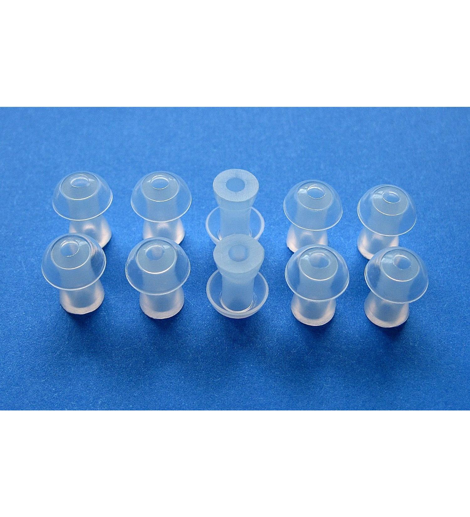 Hiibaby 10 Small (S) Soft Replacement Mushroom Domes Eartips Earbuds for Touching Motion Nitro Aquaris Siemens Life Lotus 12P 13P 13SP 23P 23SP 23M BTE (Behind the Ear) Hearing Aids - Buy Online on GoSupps.com