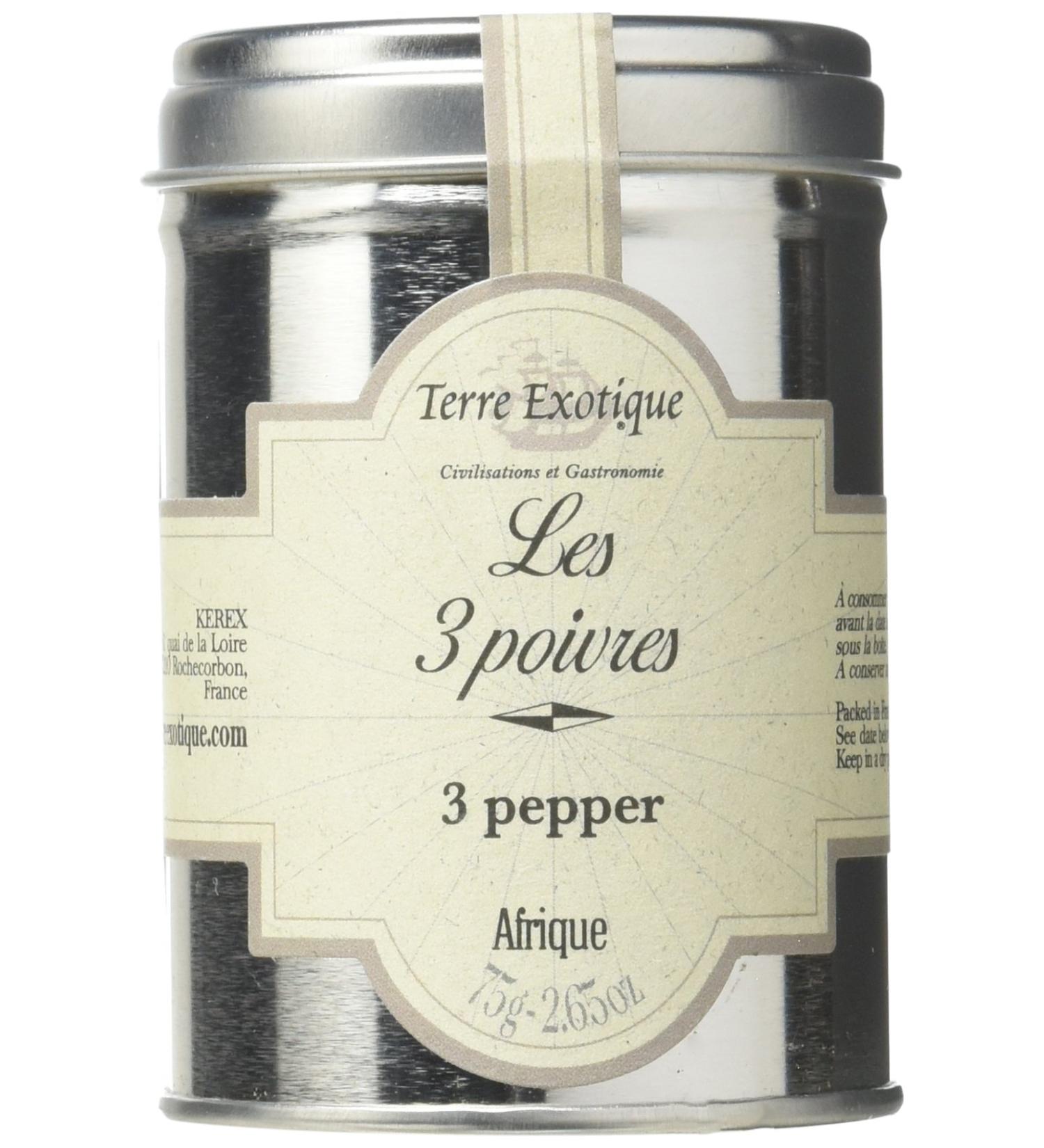 M lange 3 poivres de Penja (blanc/vert/noir) boite de 75 gr - Buy Online on GoSupps.com