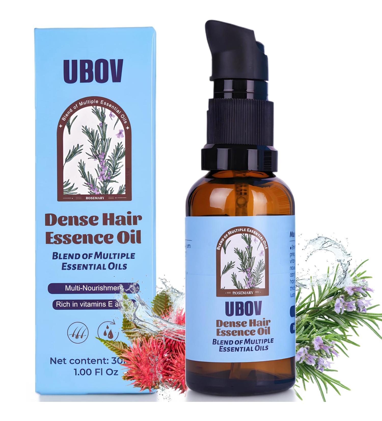 Organic Rosemary Oil for Hair Growth - Essential Hair Oil for Dry Scalp Volume & Shine (1oz 30ml) - International Shipping Available - Buy Online on GoSupps.com
