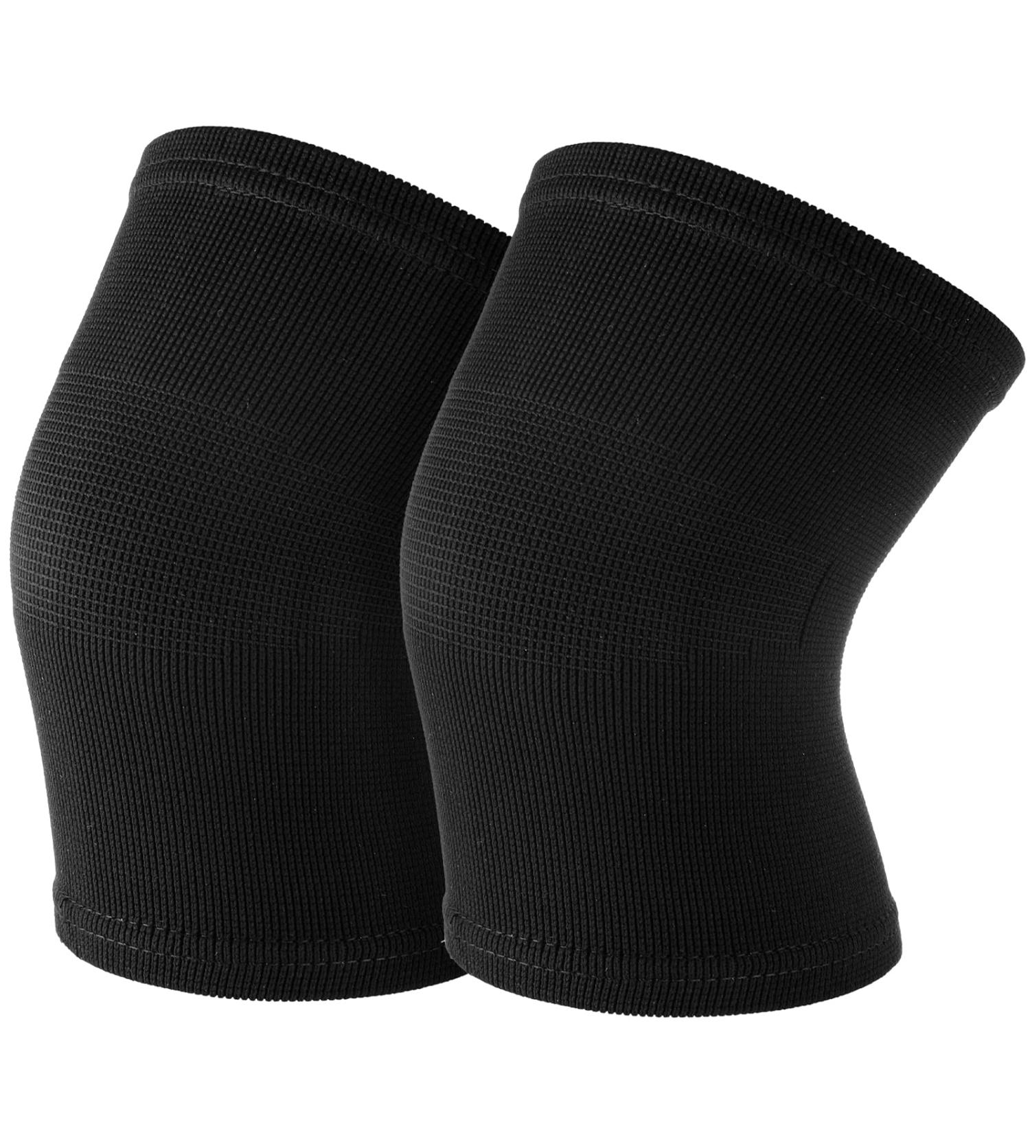WLLHYF Kids Knee Sleeve Brace 1 Pair Children Knee Support Pad Breathable Elastic Soft Knee Protectors for Kids Child Girls Boys Teens Basketball Volleyball Sports (L 40-55KG) - Buy Online on GoSupps.com